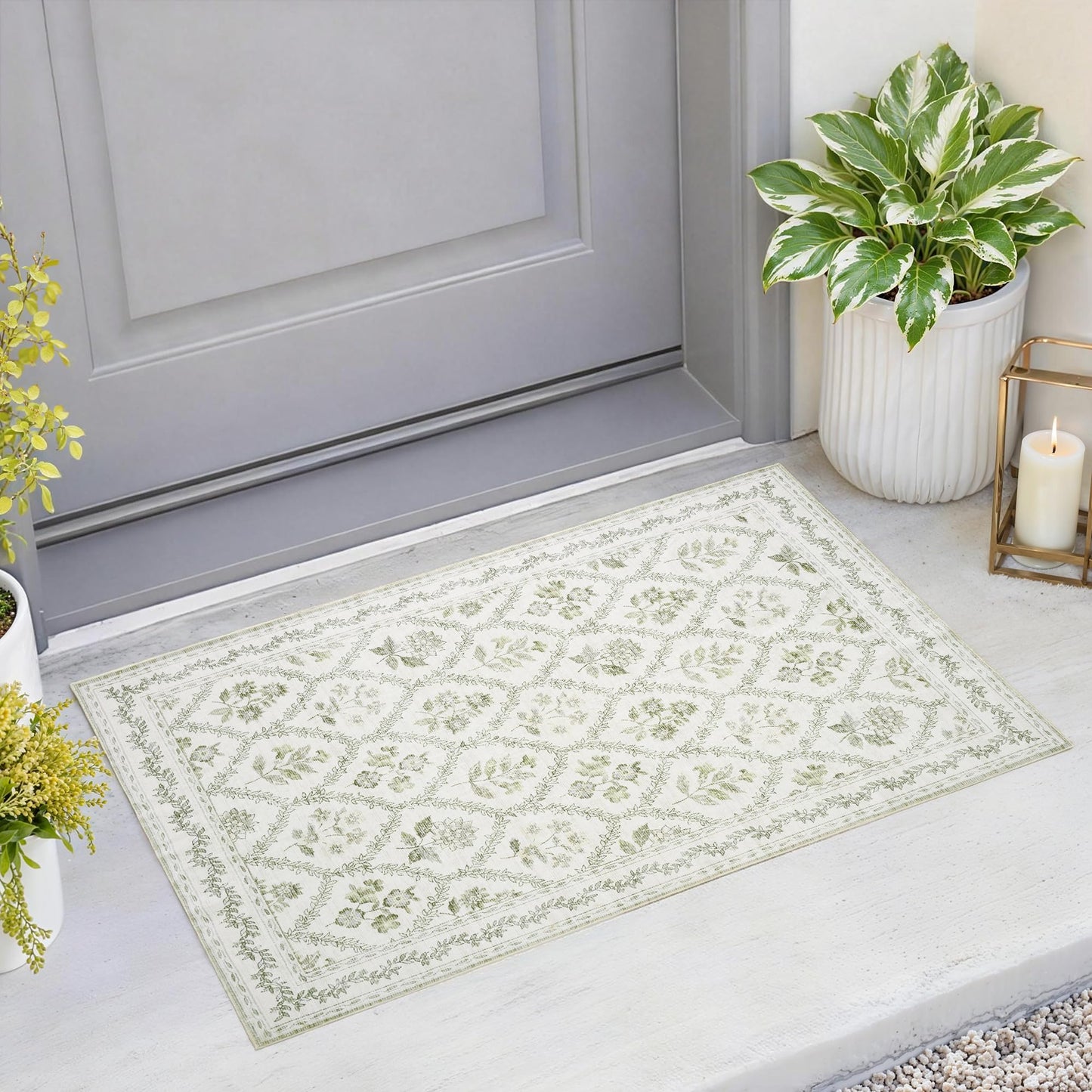 Floral Living Room Rug