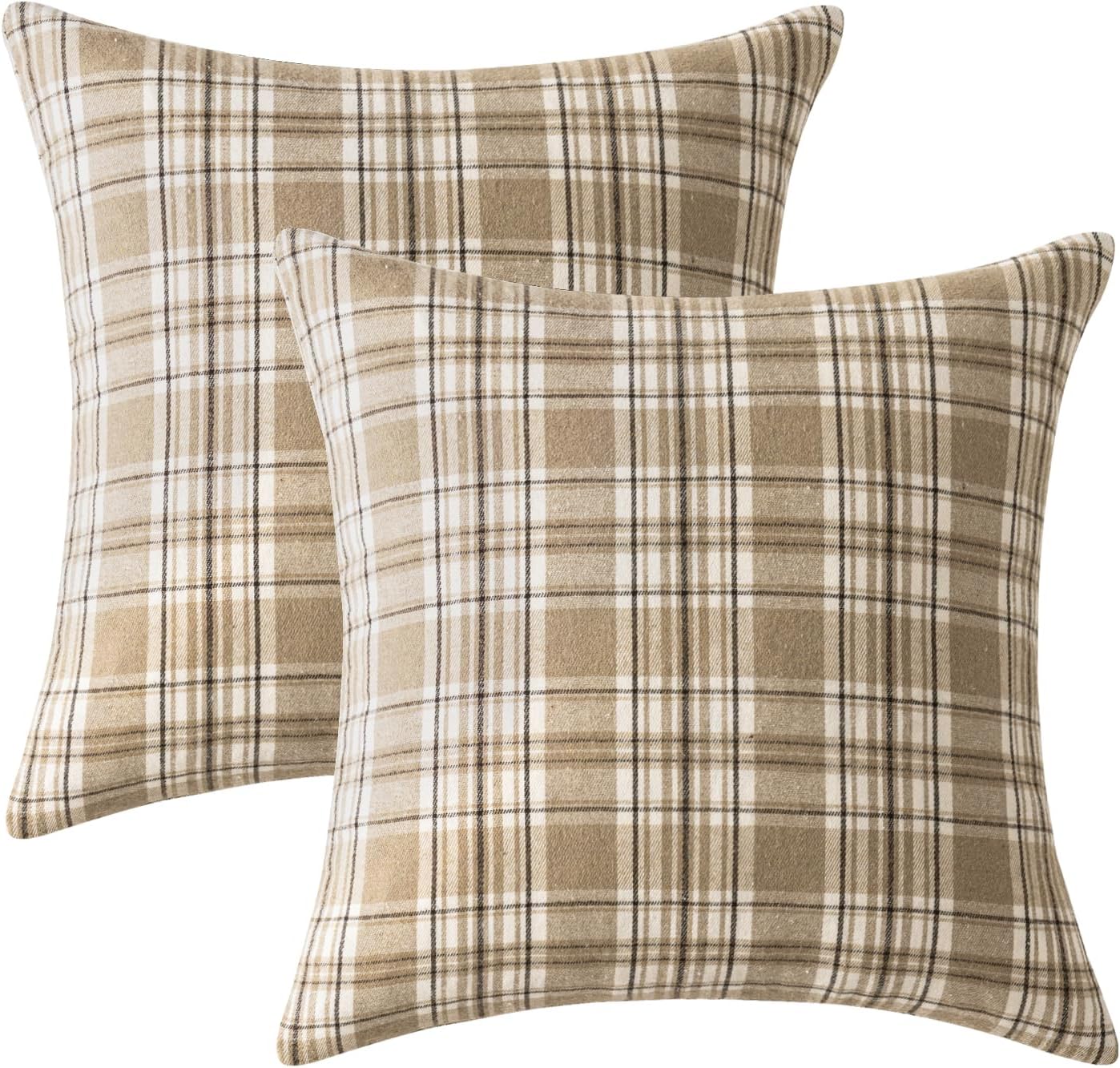 Fall Plaid Pillow Covers