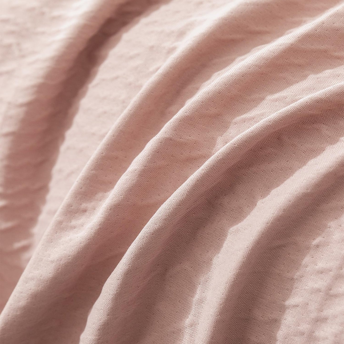 Striped Duvet Cover Queen Beige Washed Microfiber Jacquard 3 Pieces Bedding Set, White Beige Vertical Ticking Stripes Pattern Comforter Cover with Zipper Closure Breathable Durable Soft Comfy
