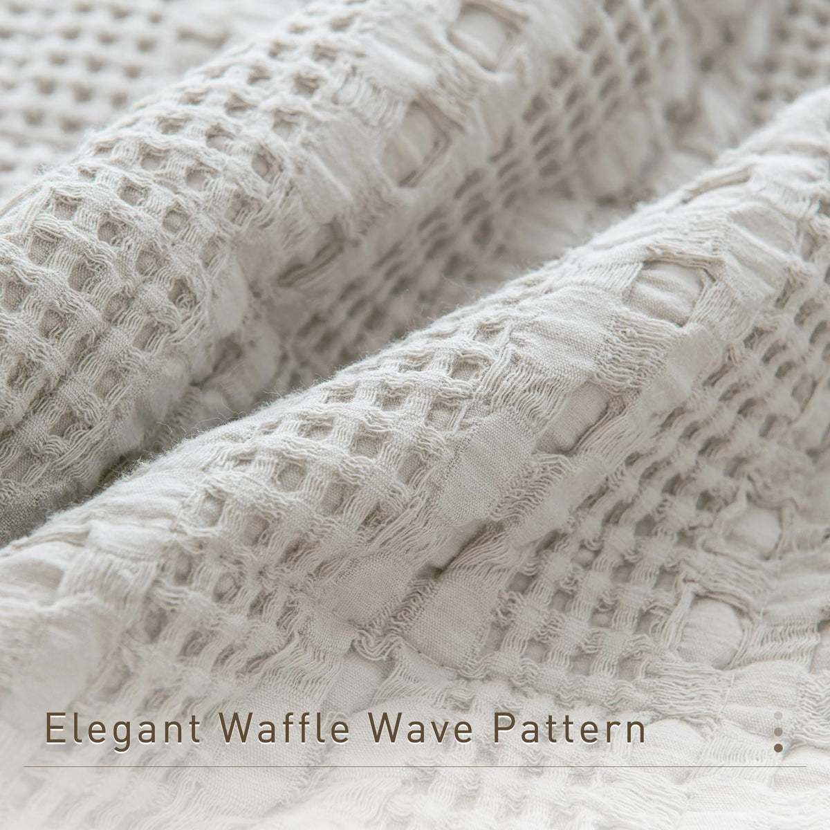 Oversized Waffle Weave Lightweight Coverlets_3 Pieces