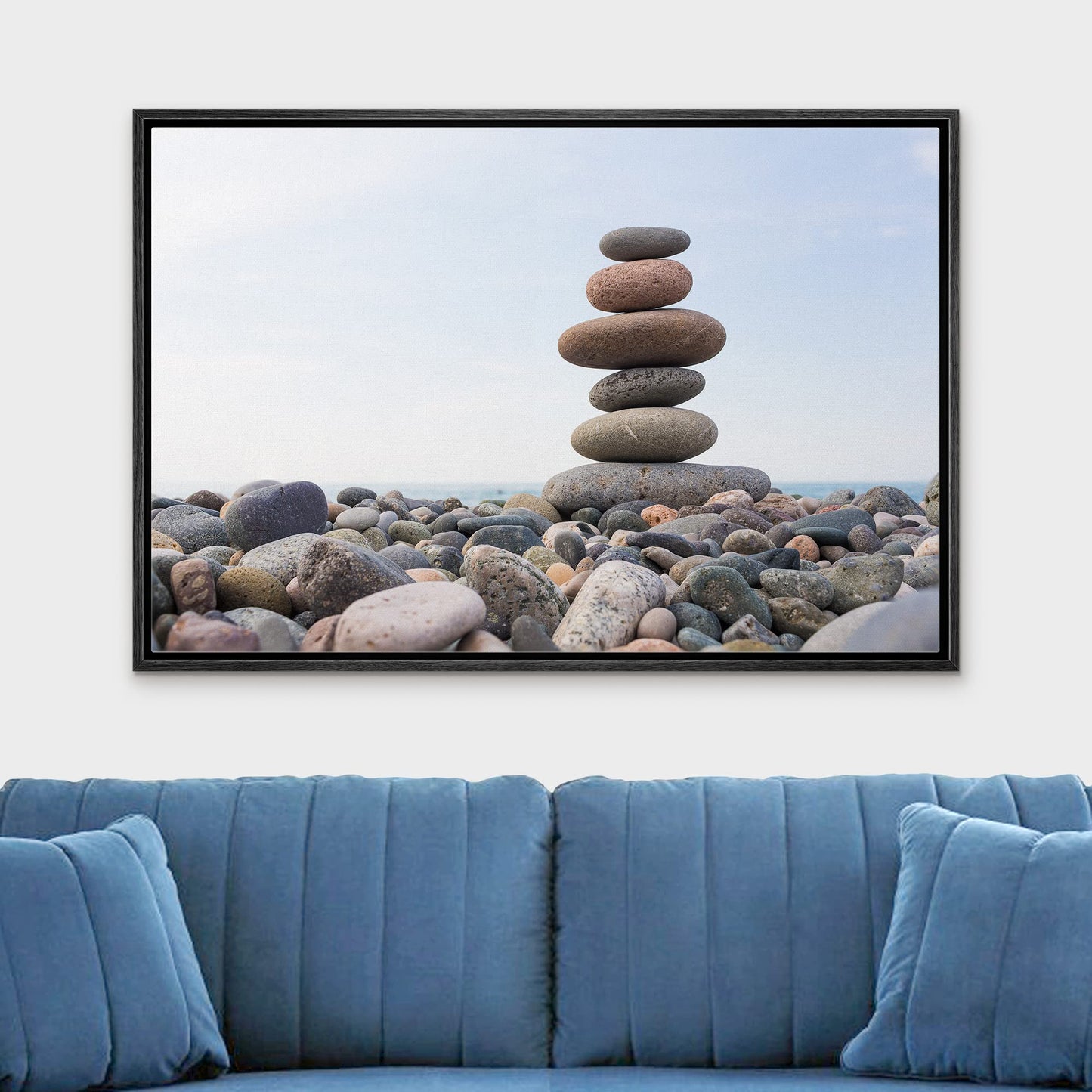 26 Fall Framed Canvas Wall Print