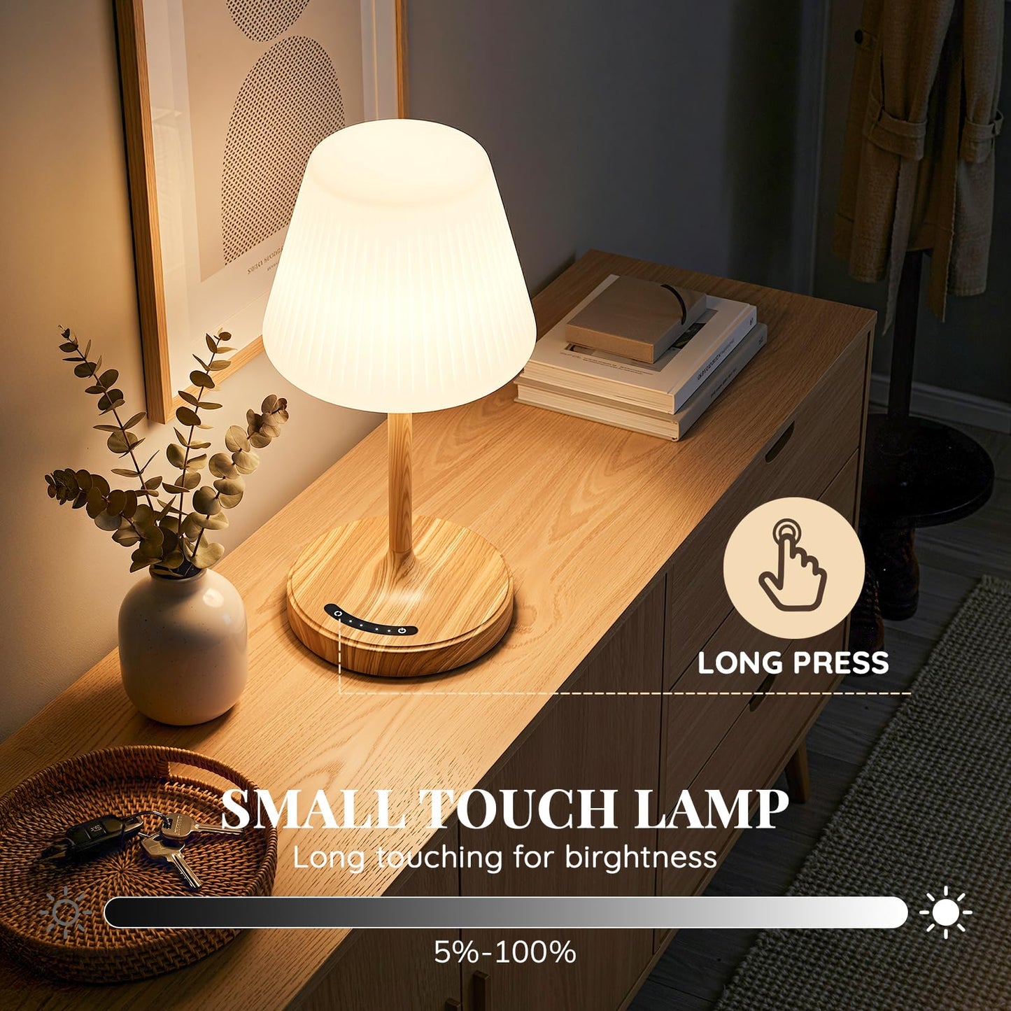 Cordless Waterproof Shower Lamp