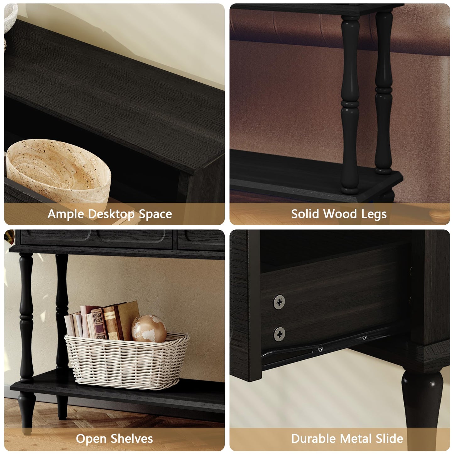 Console Table with Drawers