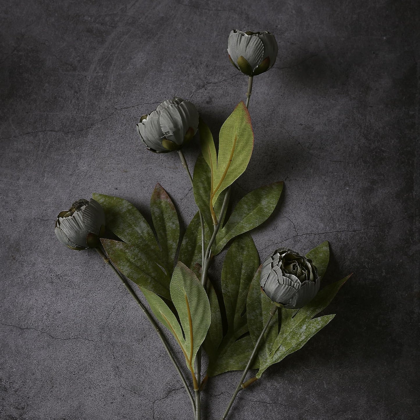 6 Pcs Faux Silk Peony Artificial Flowers 27" Stems