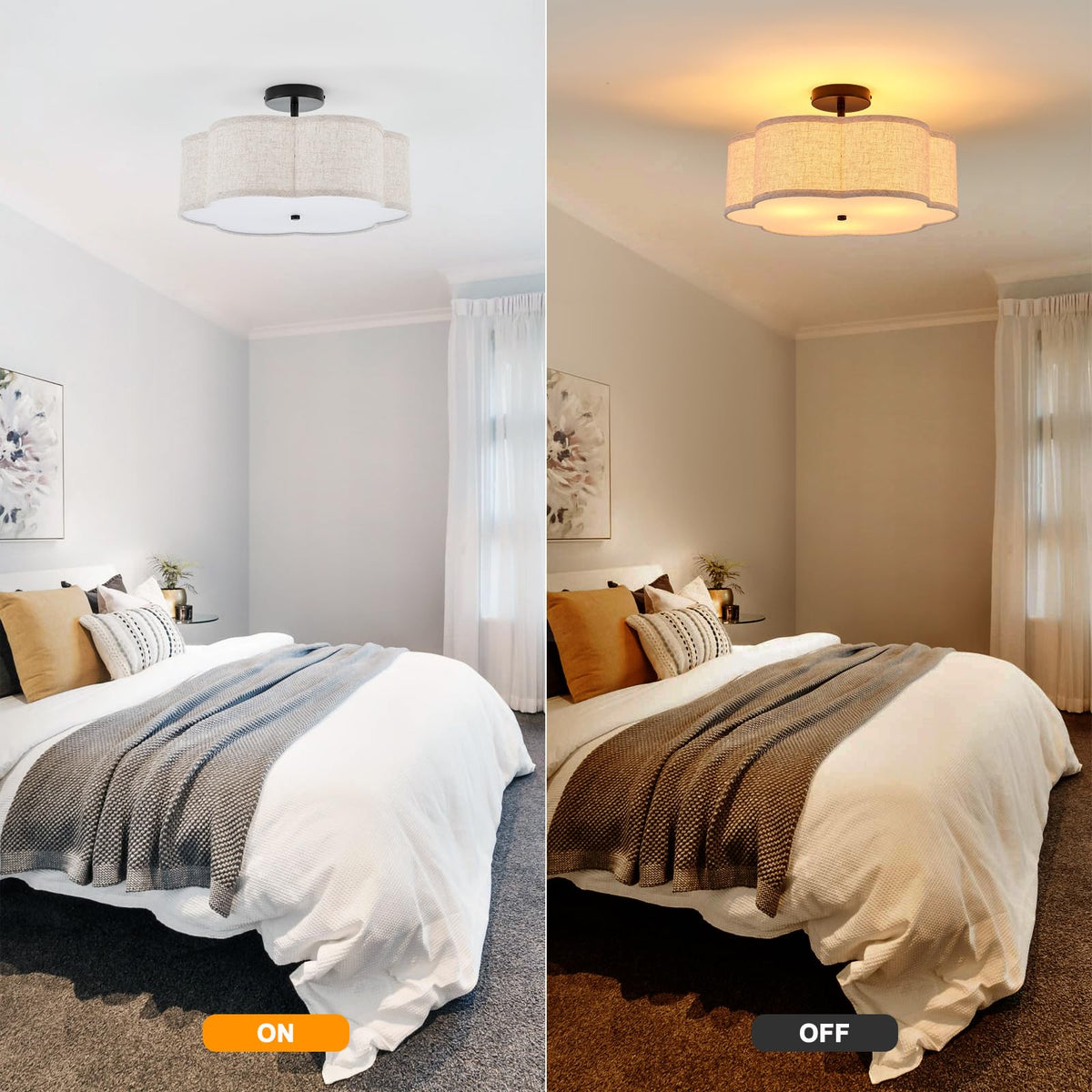 Semi Flush Mount Ceiling Fixture