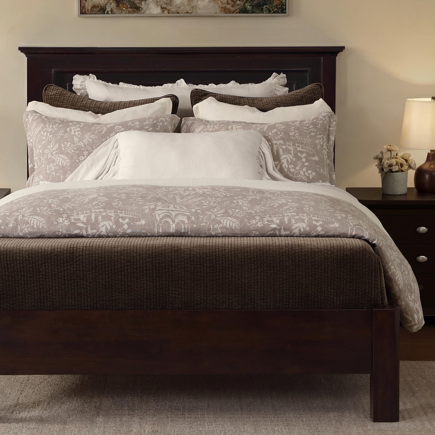 Victoria 3 Piece Duvet Cover Set with Pillow Shams