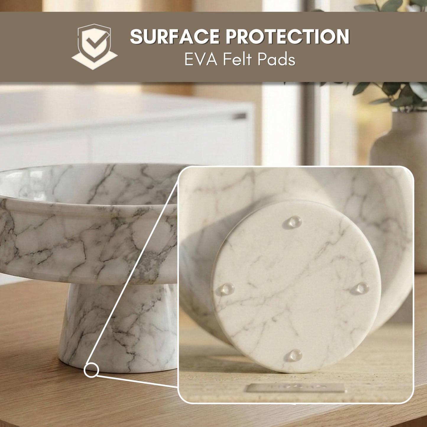 Marble Pedestal Bowl