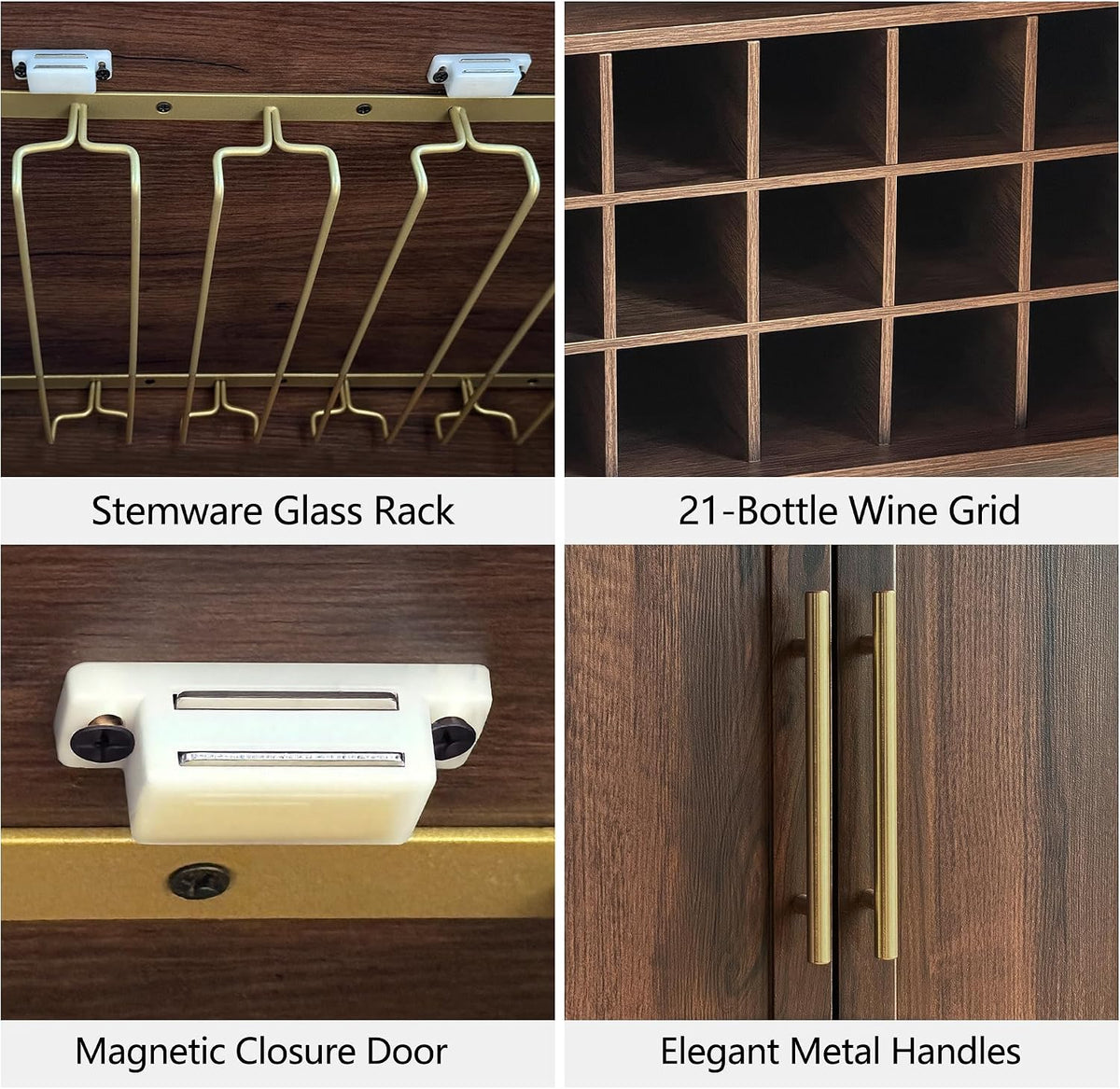 Mid Century Modern Wine Bar Cabinet