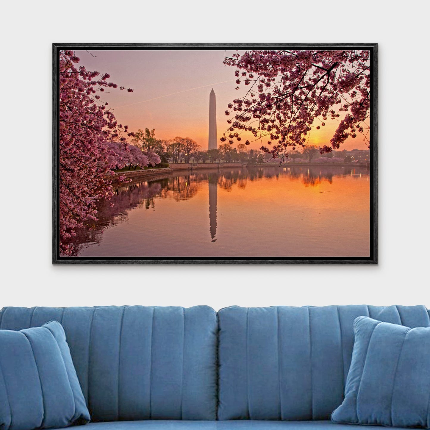 26 Fall Framed Canvas Wall Print