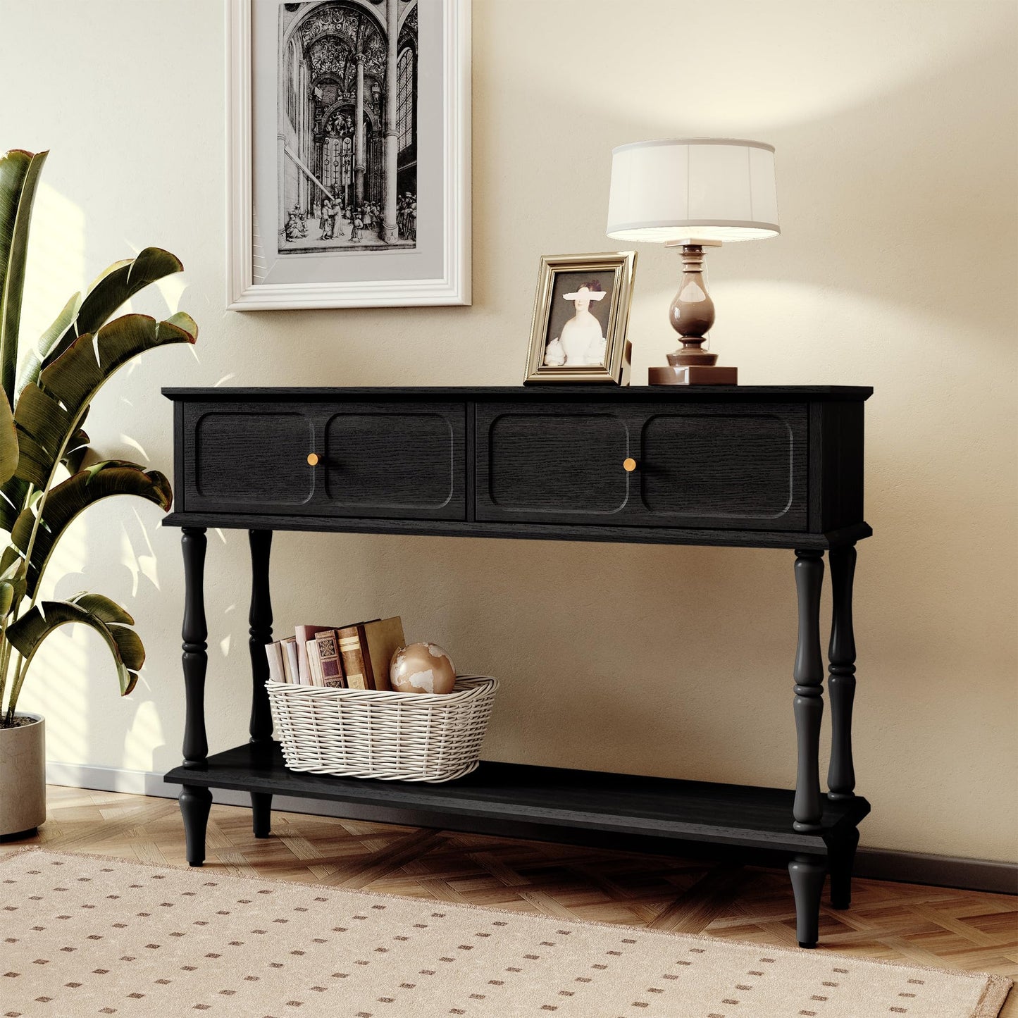 Console Table with Drawers
