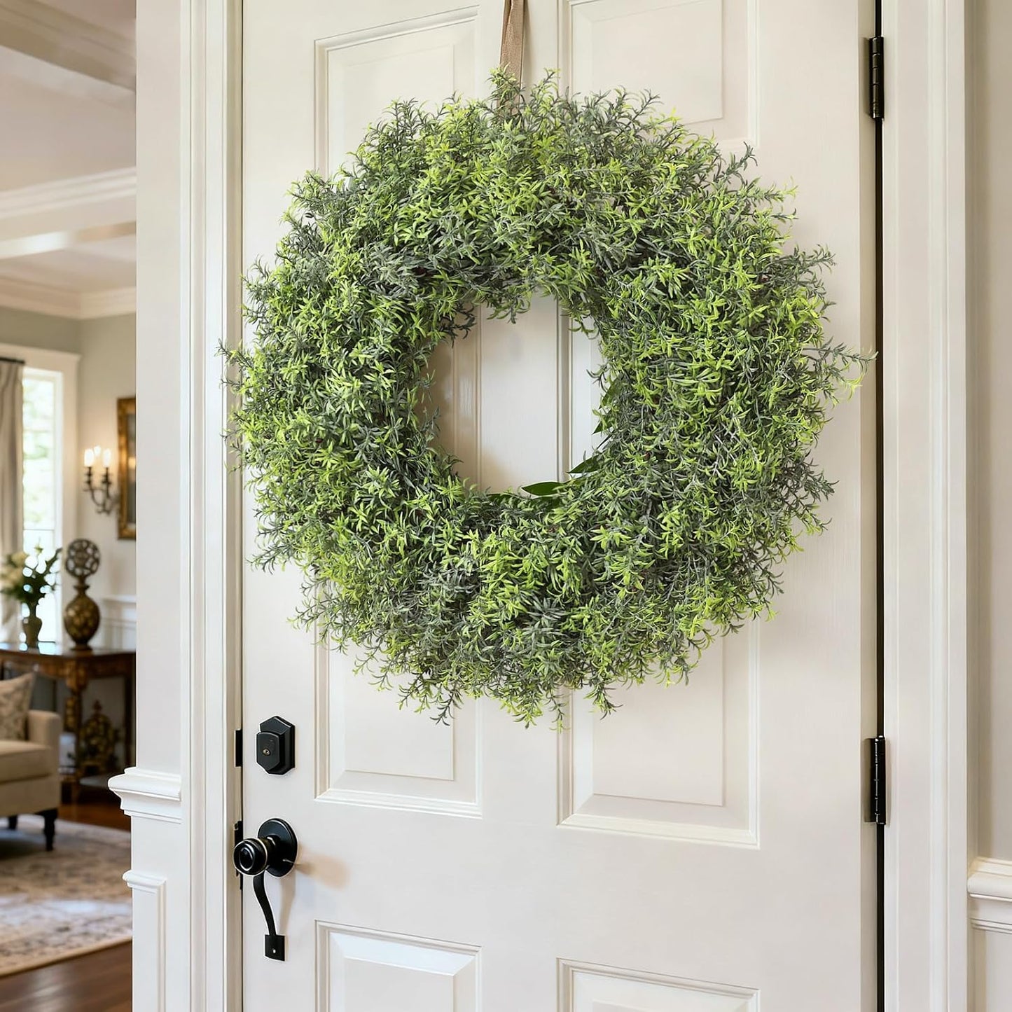 26" Large Artificial Rosemary Wreath