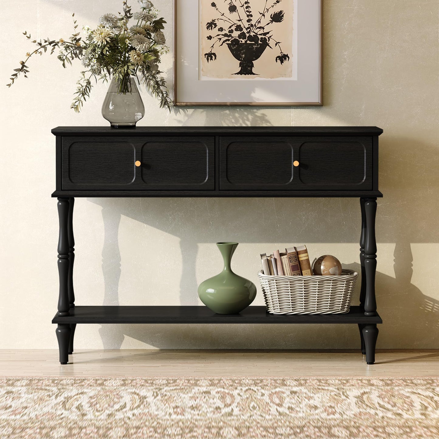Console Table with Drawers