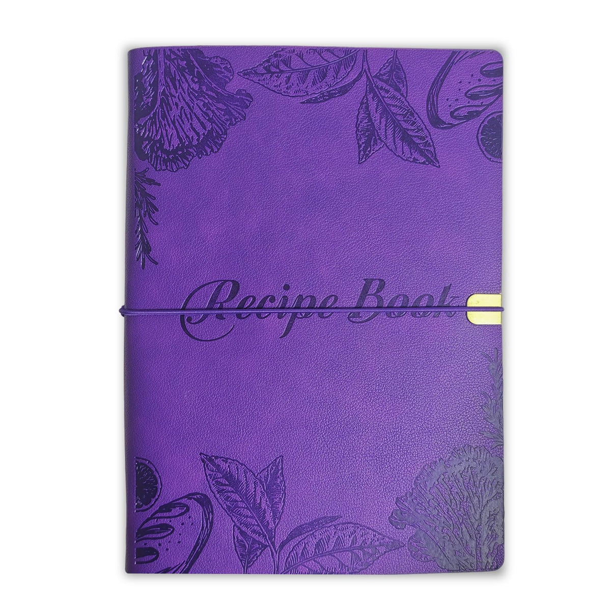 Blank Recipe Leather Cookbook