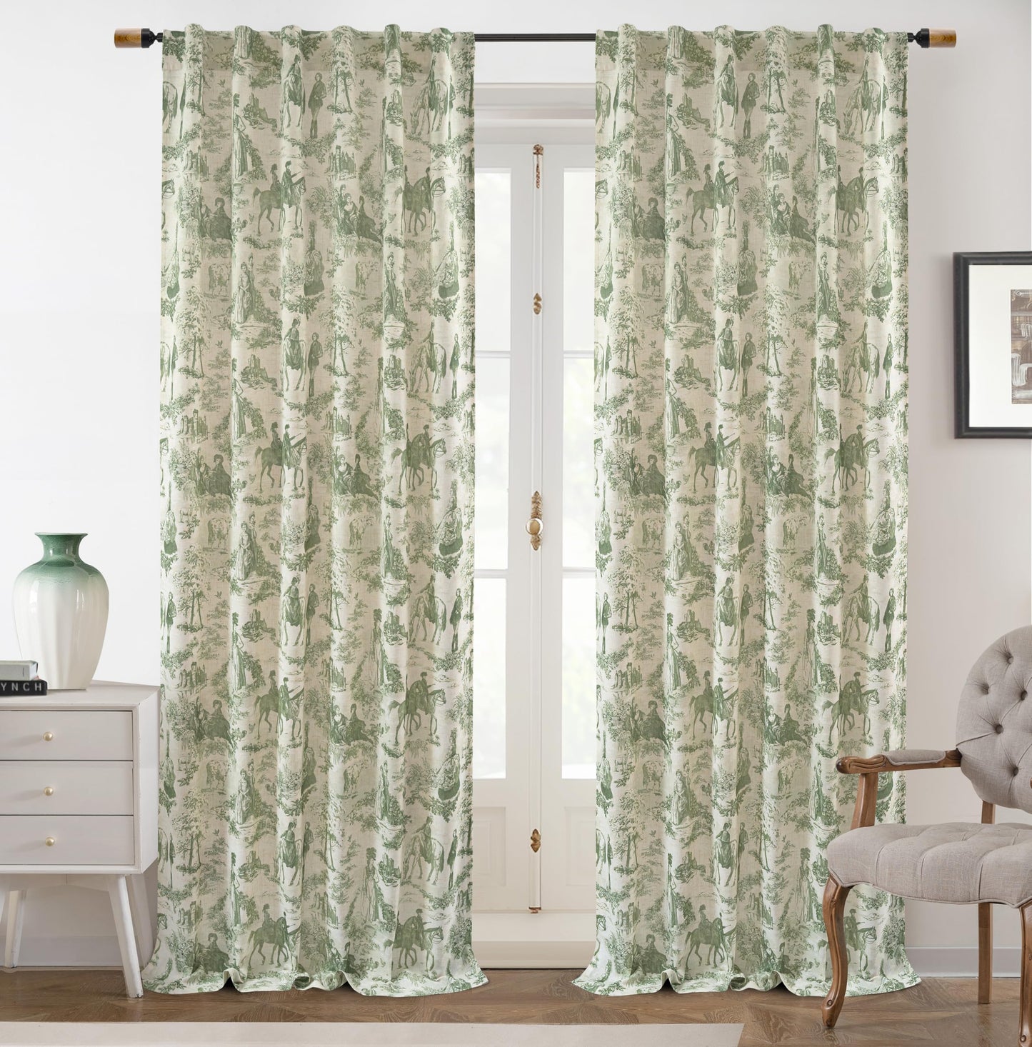 Linen Blackout Valance Window Curtain