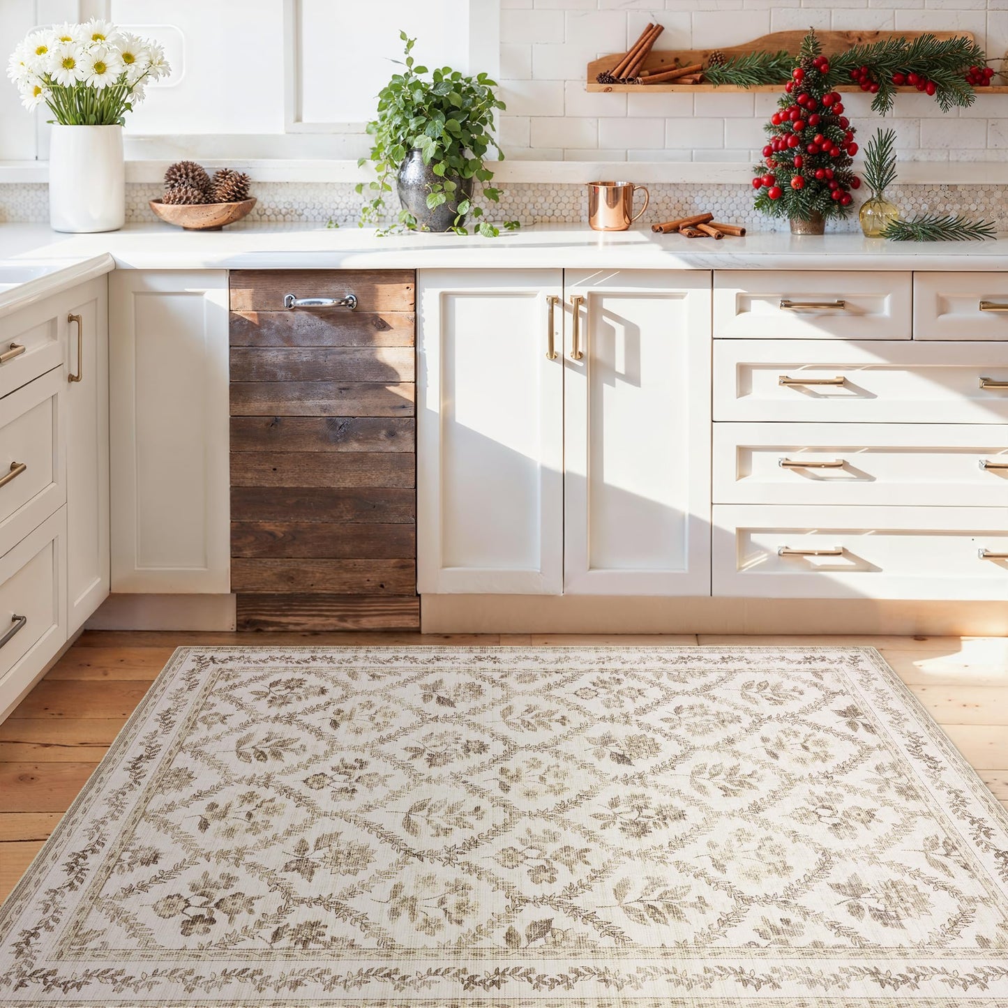 Floral Living Room Rug