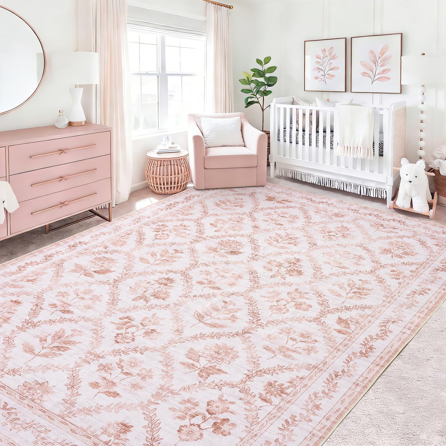 Floral Living Room Rug