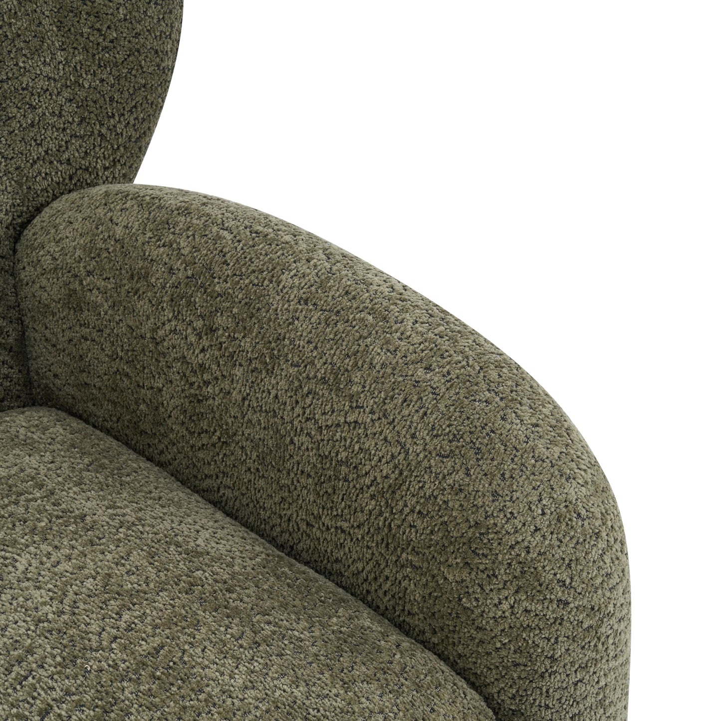 Aiden Boucle Wingback Accent Chair