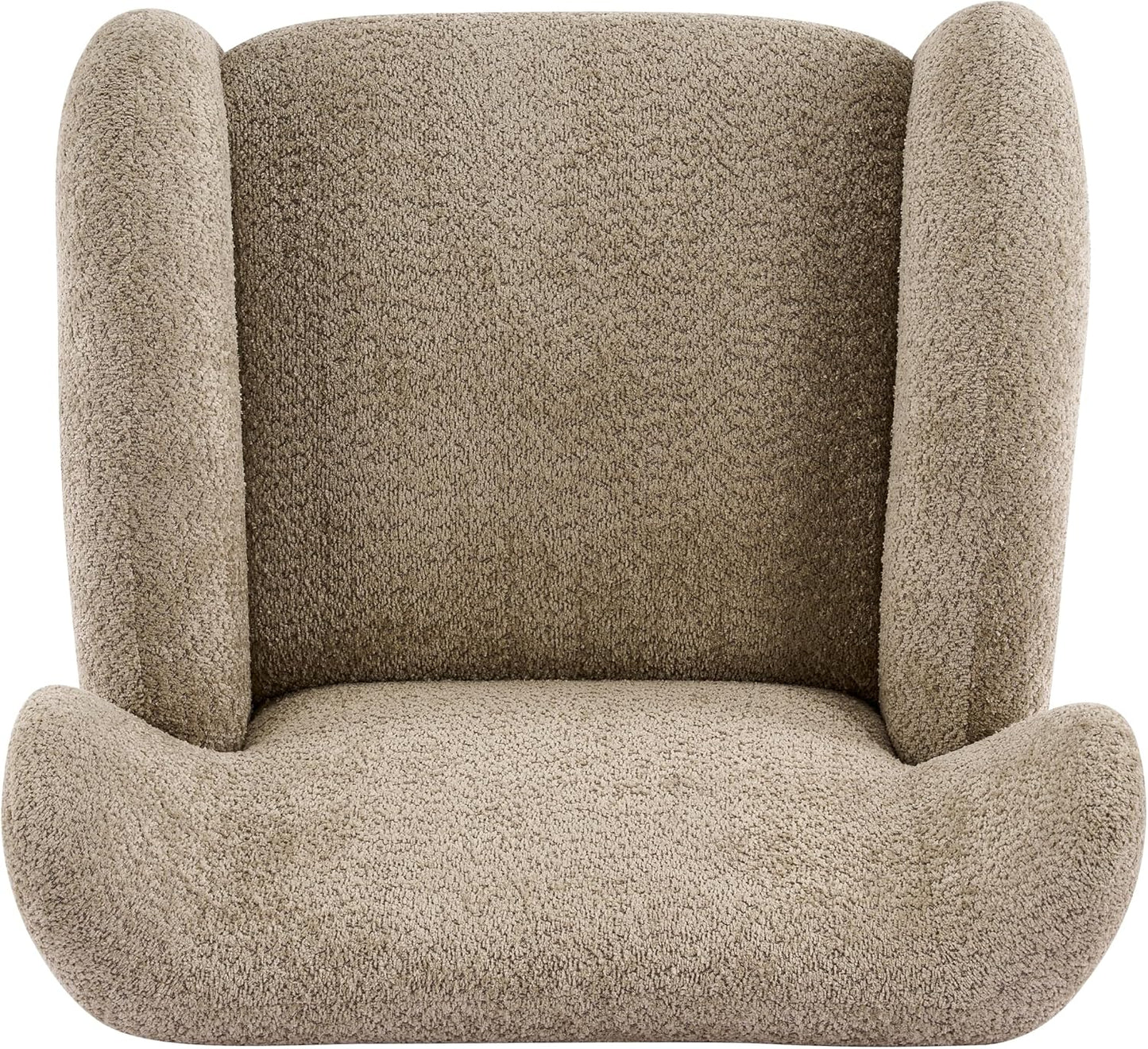 Aiden Boucle Wingback Accent Chair