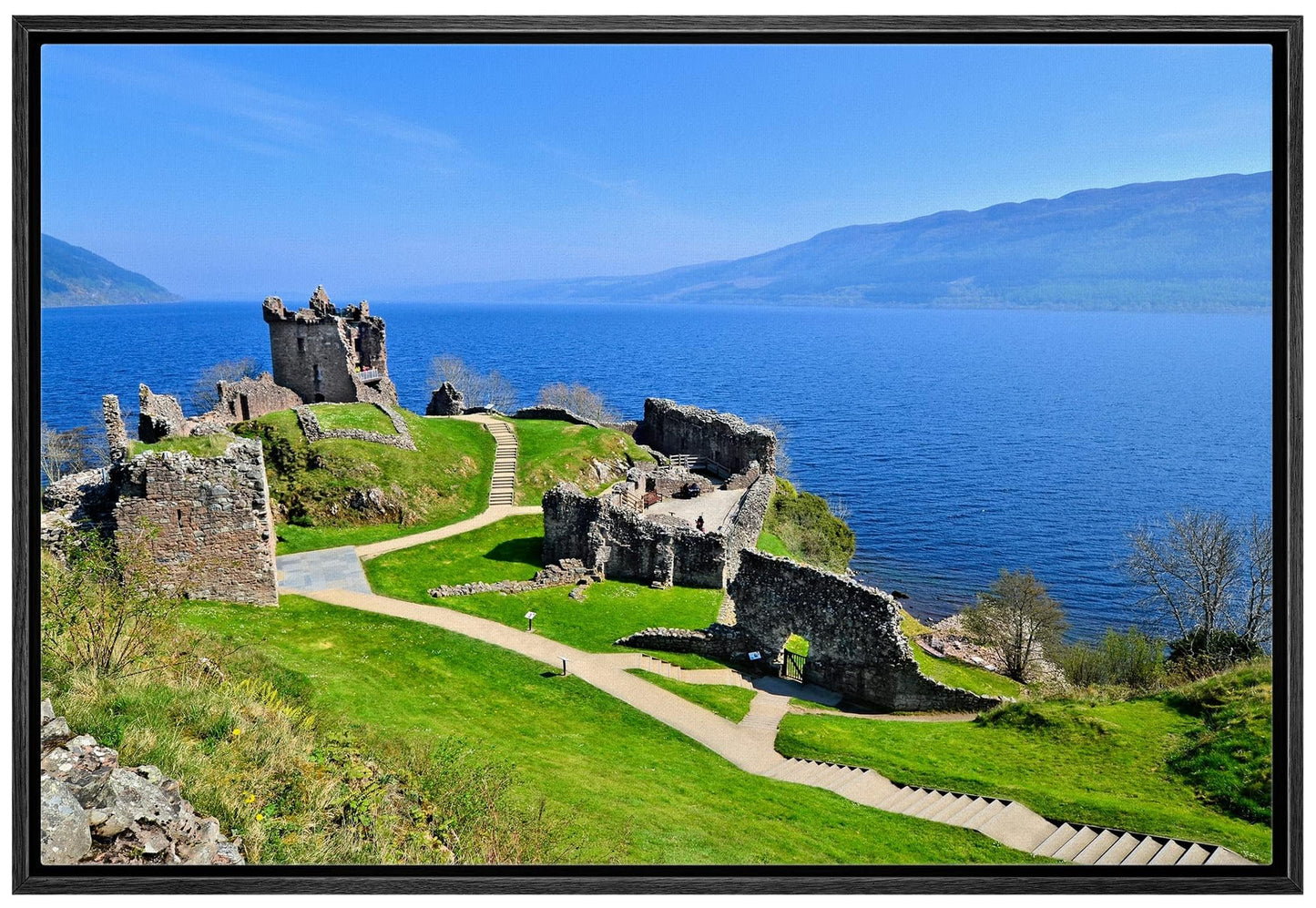 26 Fall Framed Canvas Wall Print