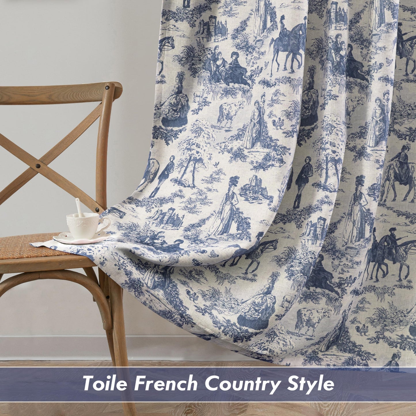 Linen Blackout Valance Window Curtain