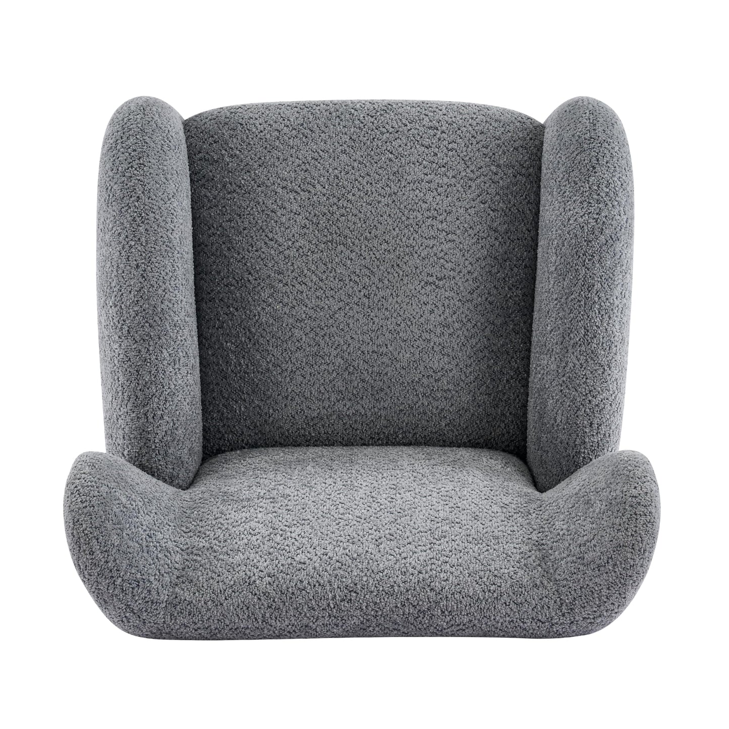 Aiden Boucle Wingback Accent Chair