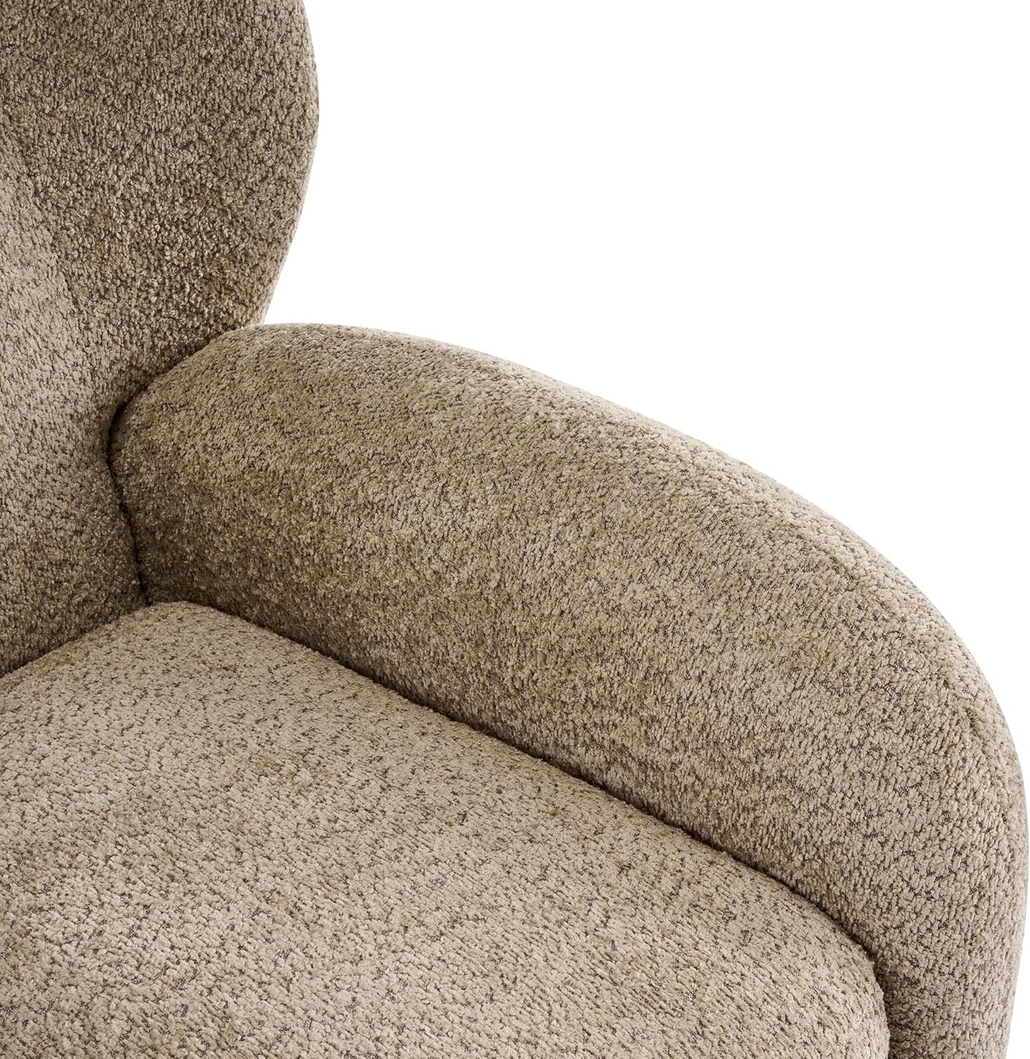 Aiden Boucle Wingback Accent Chair