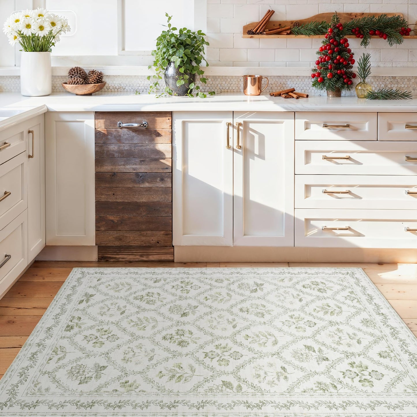 Floral Living Room Rug