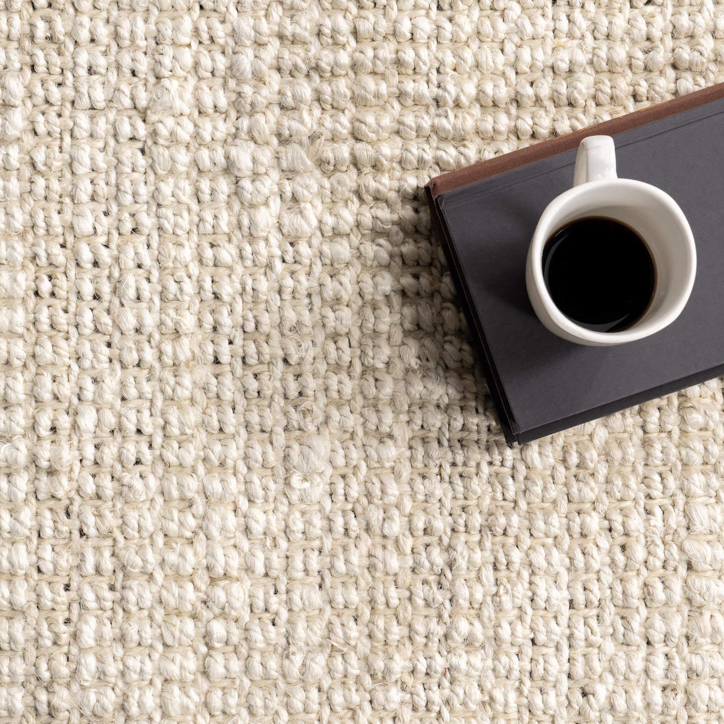 Chocolate Solid Flatweave Area Rug, 5' x 8'