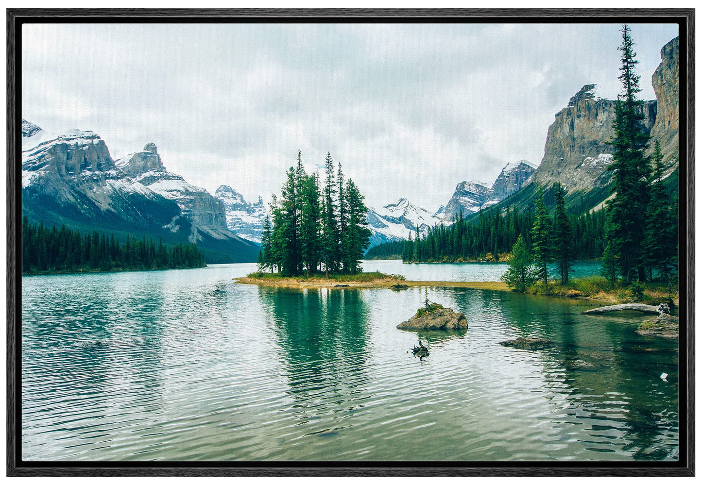 26 Fall Framed Canvas Wall Print