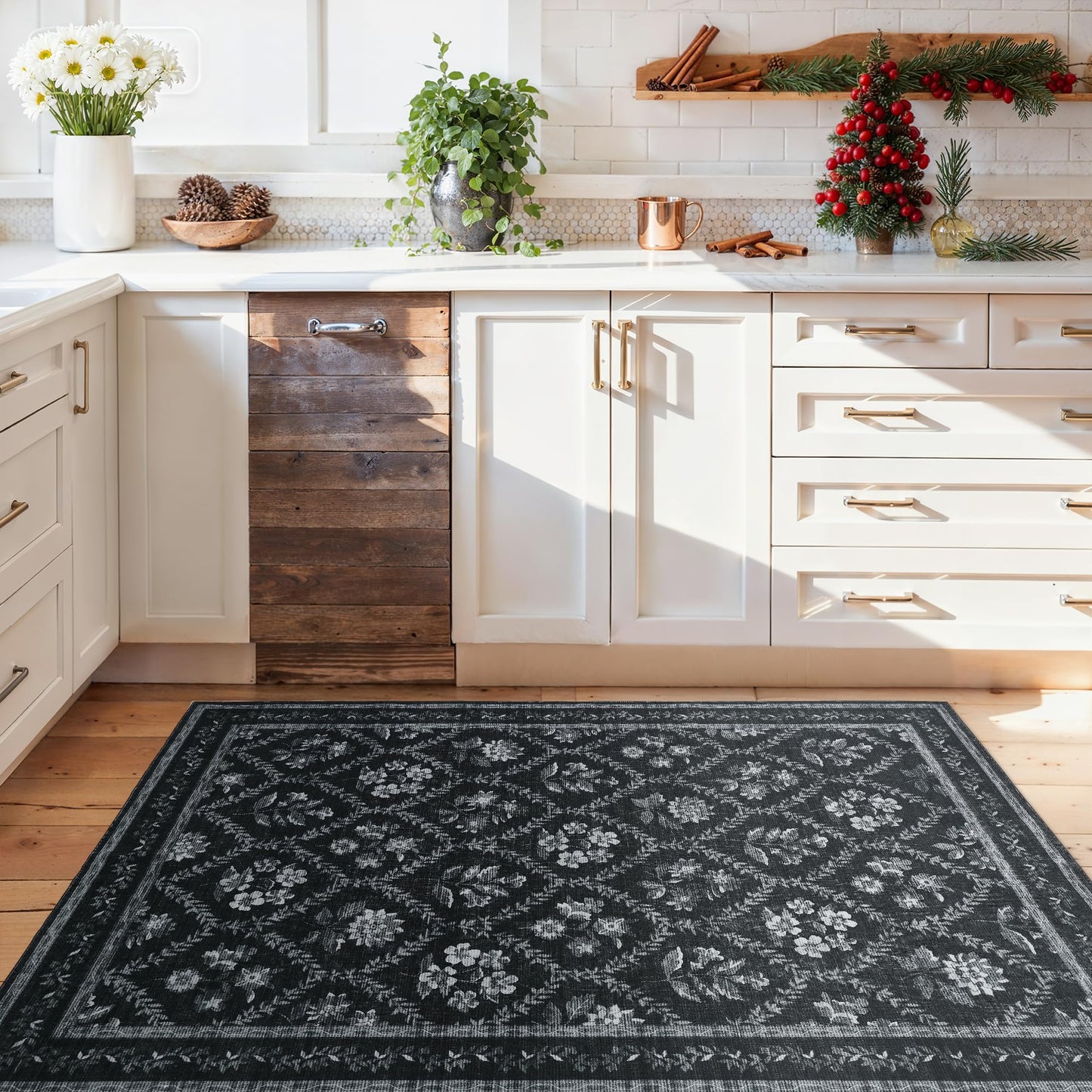 Floral Living Room Rug