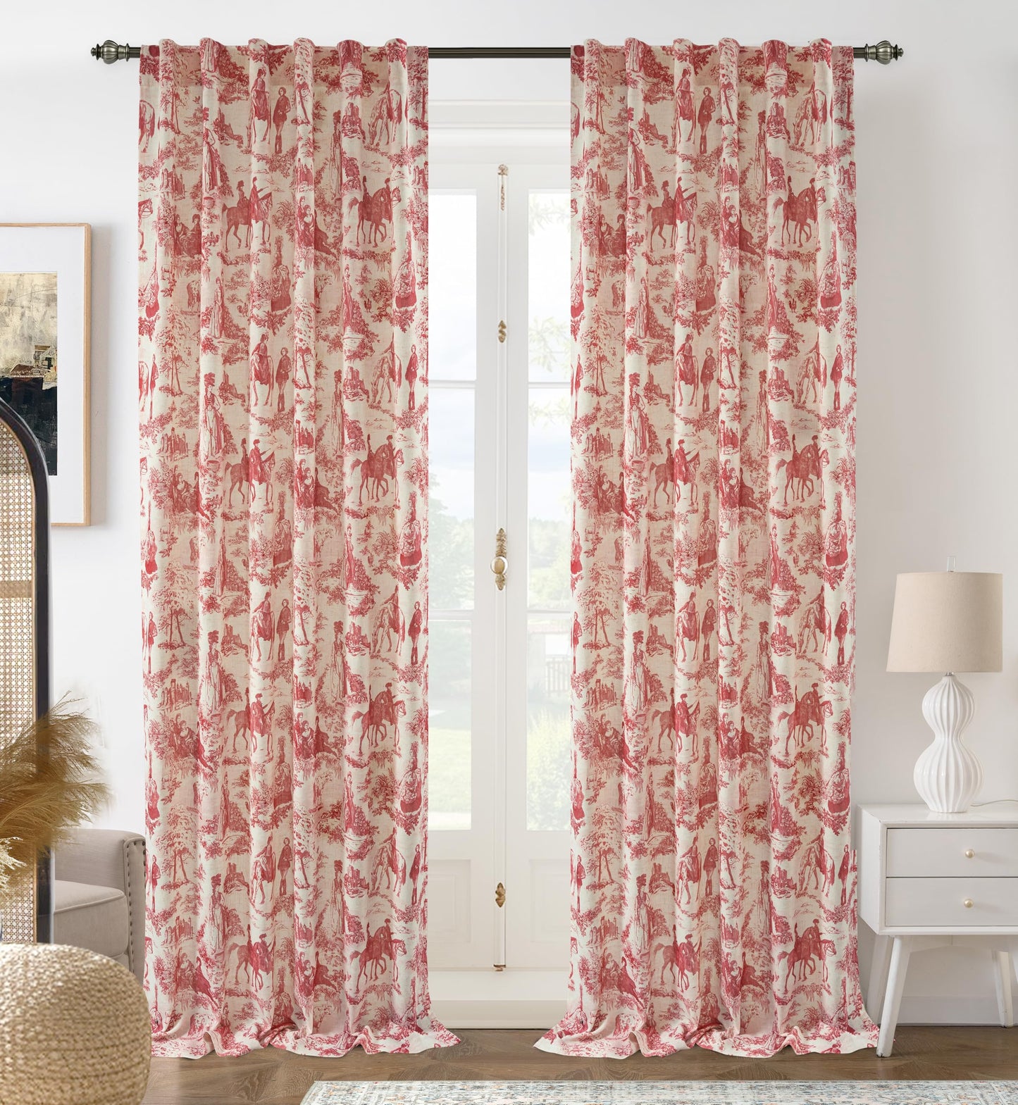 Linen Blackout Valance Window Curtain