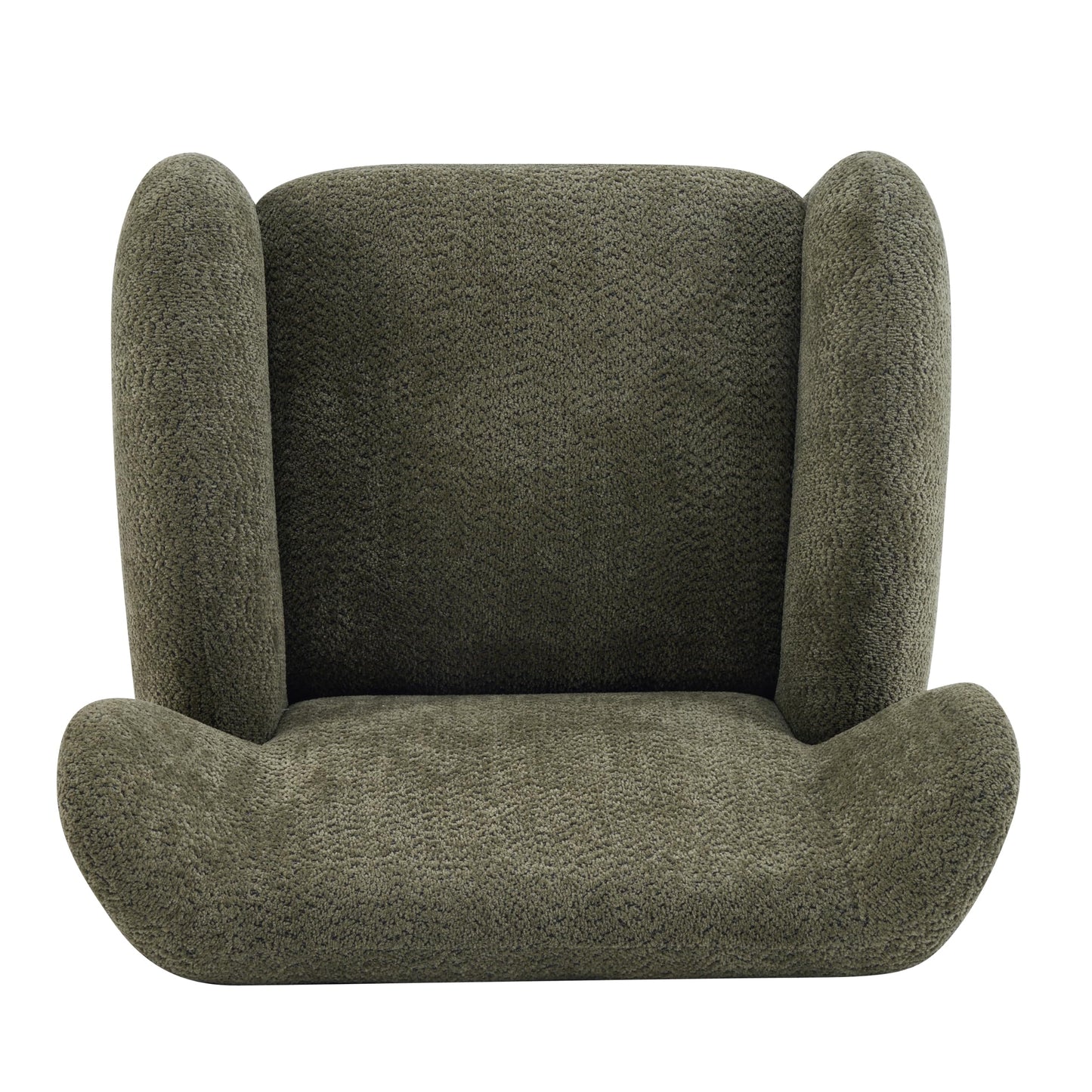 Aiden Boucle Wingback Accent Chair