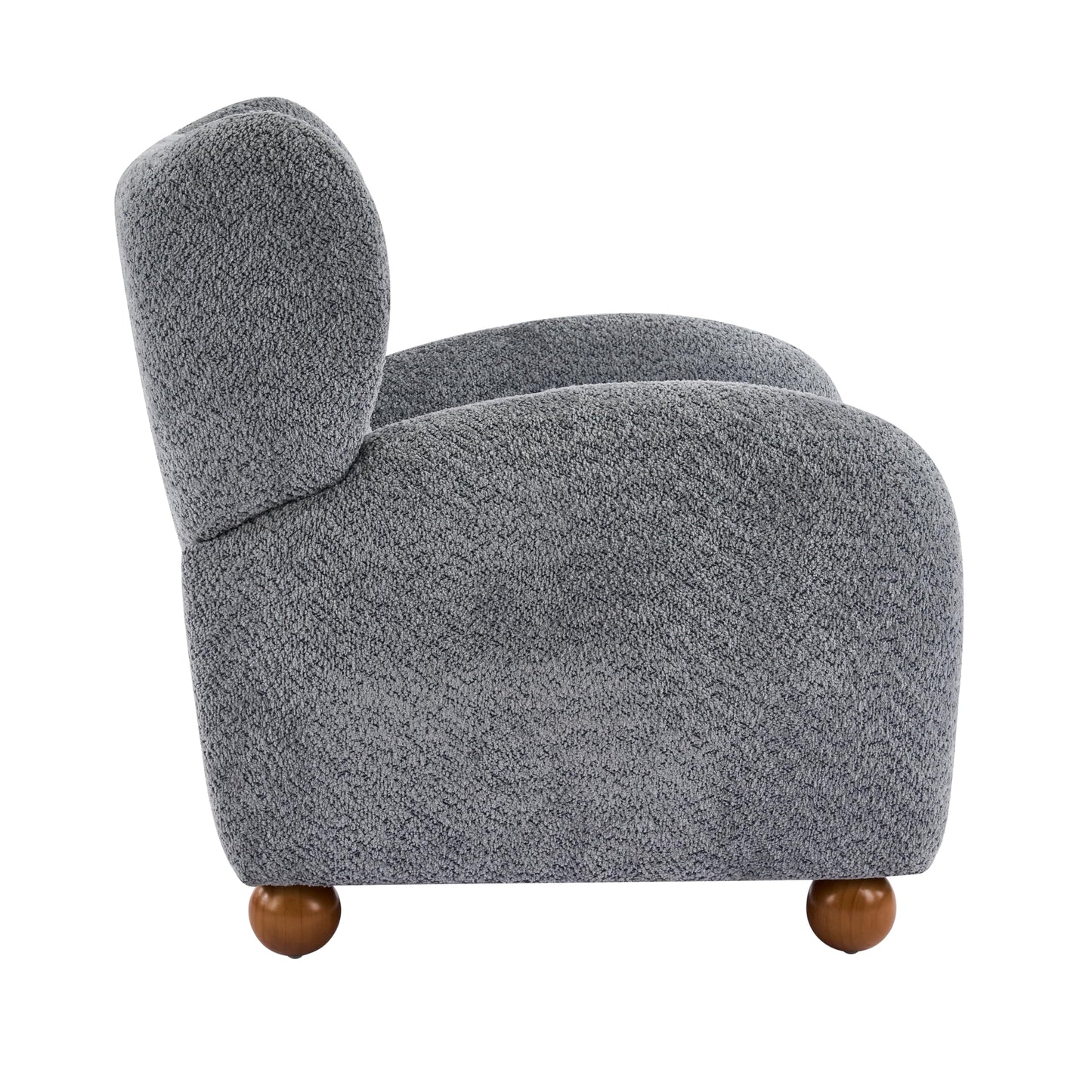 Aiden Boucle Wingback Accent Chair
