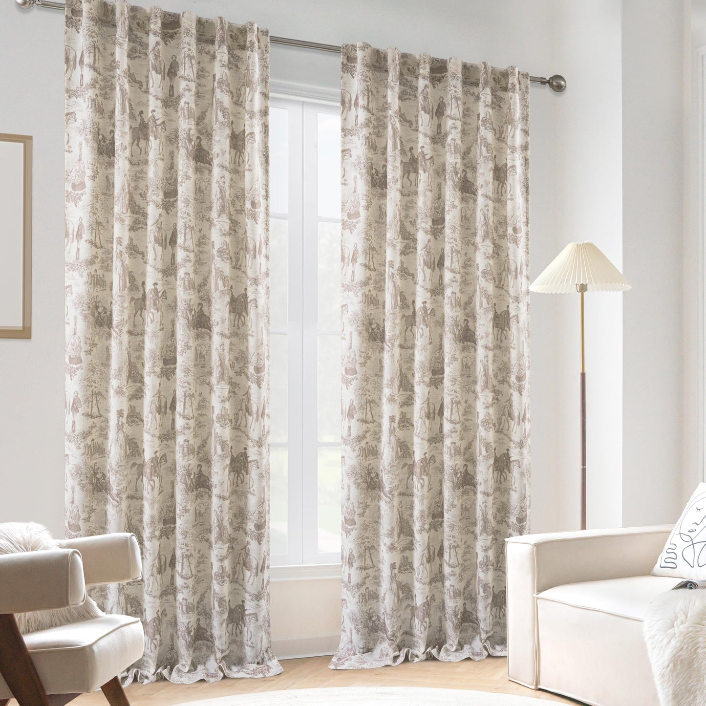 Linen Blackout Valance Window Curtain