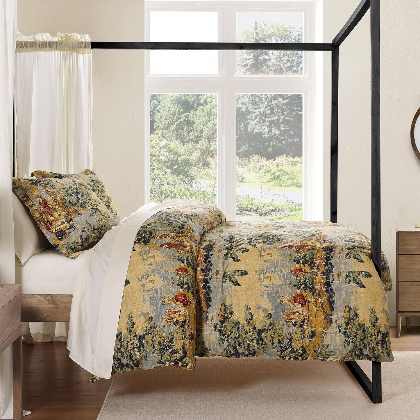 Victoria 3 Piece Duvet Cover Set with Pillow Shams