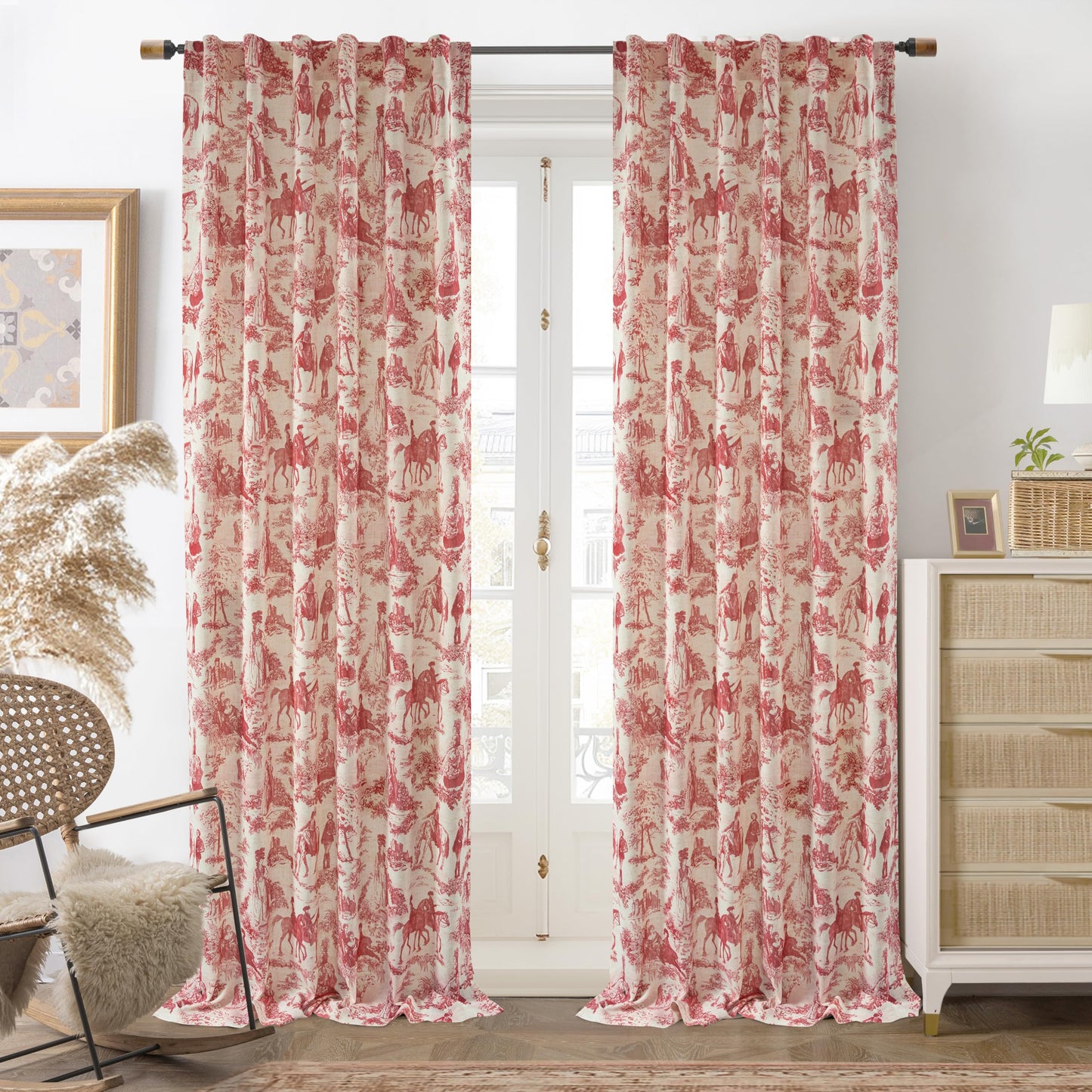 Linen Blackout Valance Window Curtain