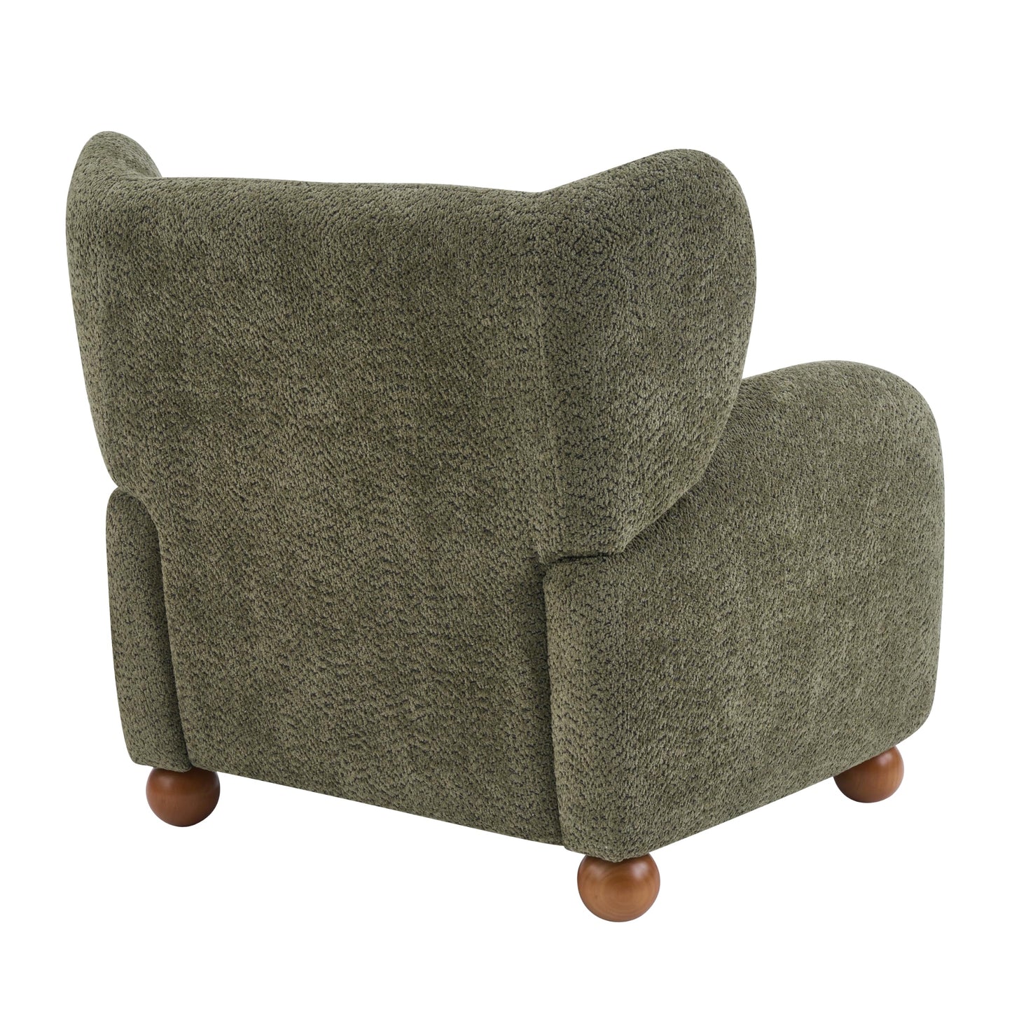 Aiden Boucle Wingback Accent Chair
