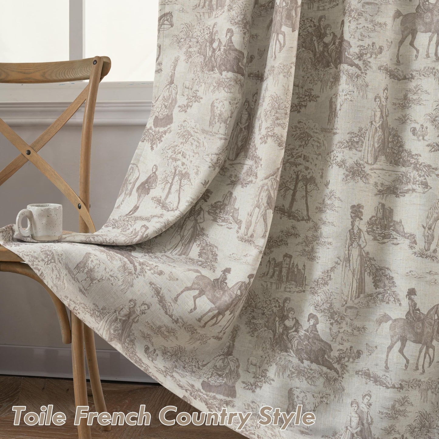 Linen Blackout Valance Window Curtain
