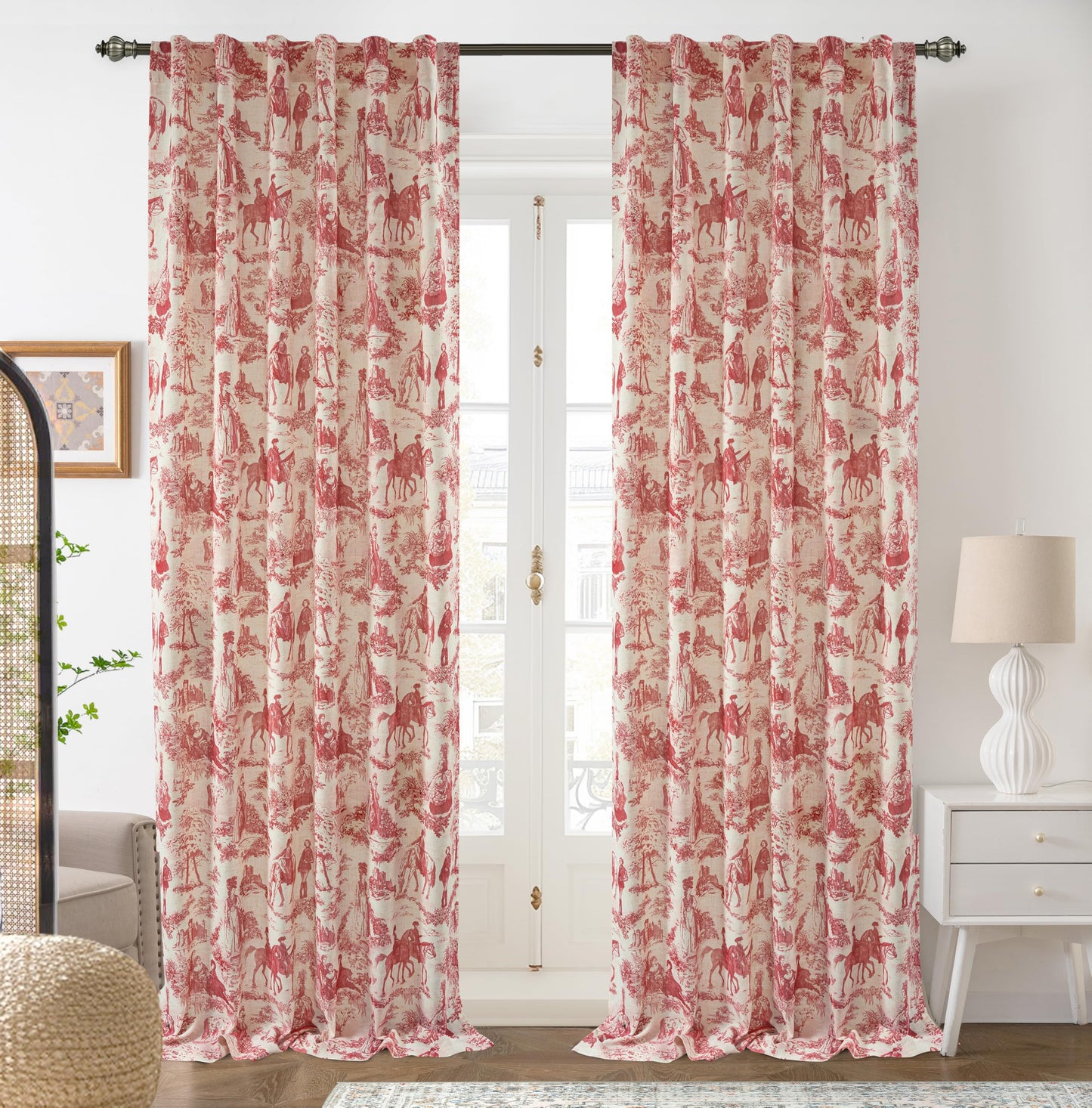 Linen Blackout Valance Window Curtain