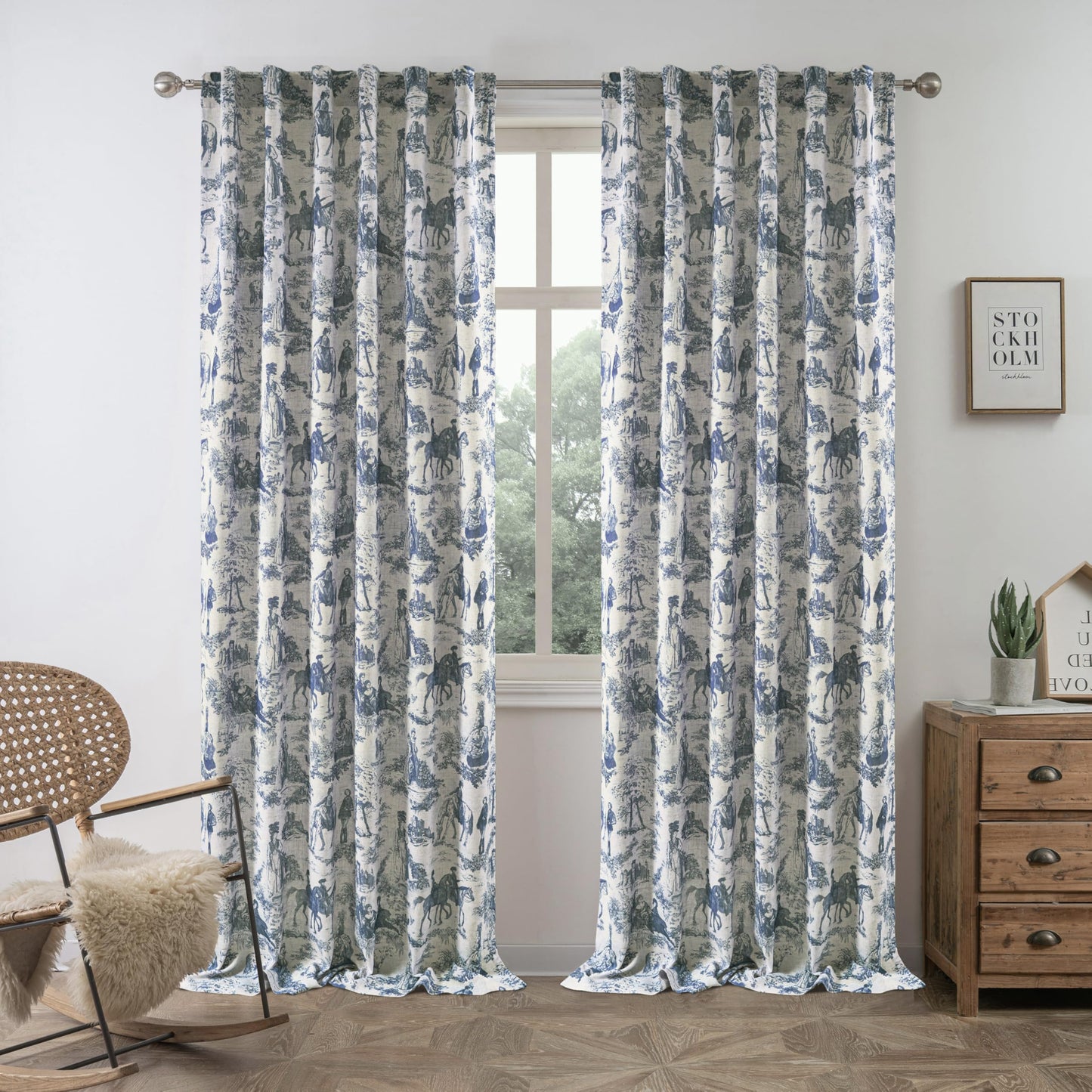 Linen Blackout Valance Window Curtain