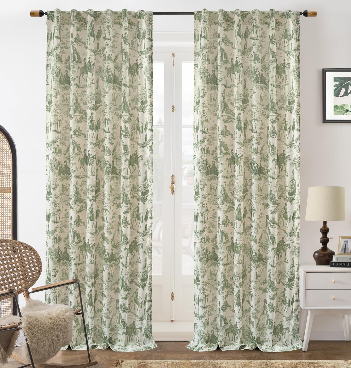 Linen Blackout Valance Window Curtain
