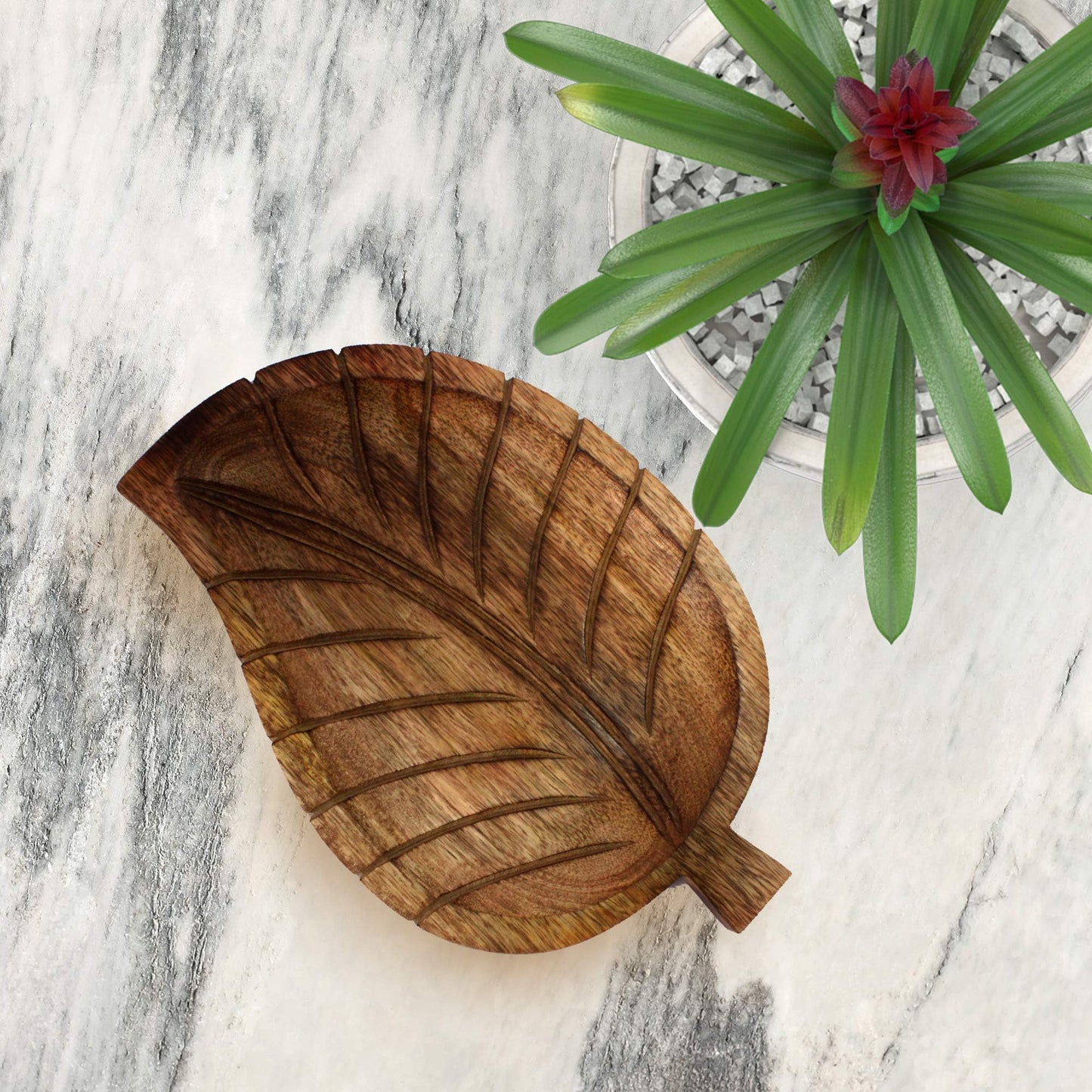 Wooden Decorative Pear Tray