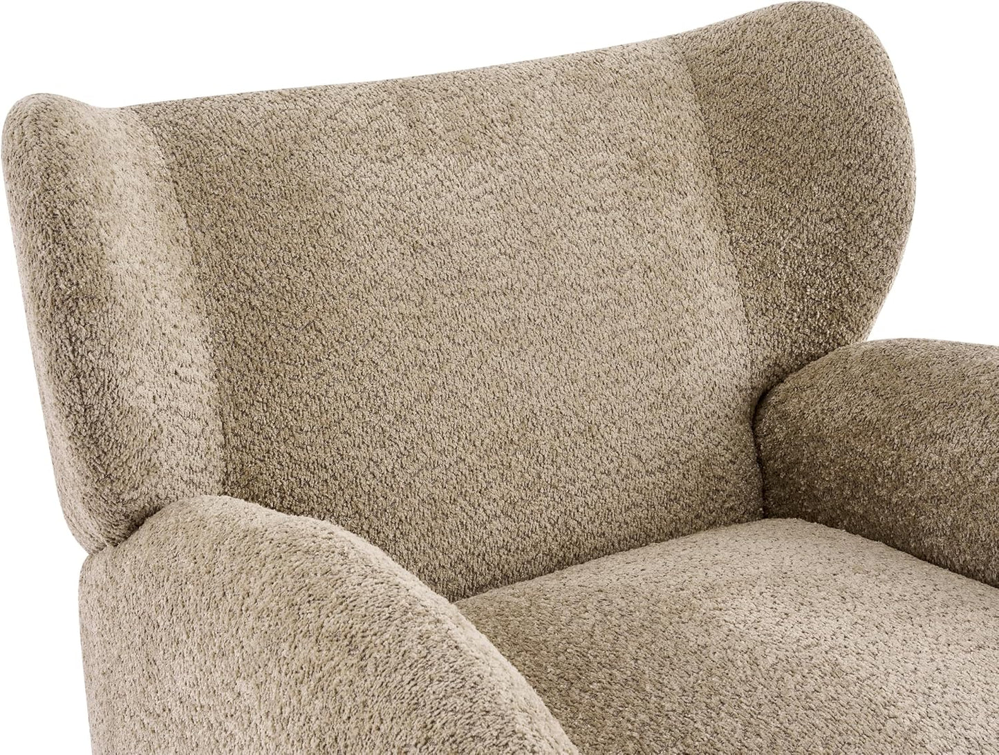 Aiden Boucle Wingback Accent Chair