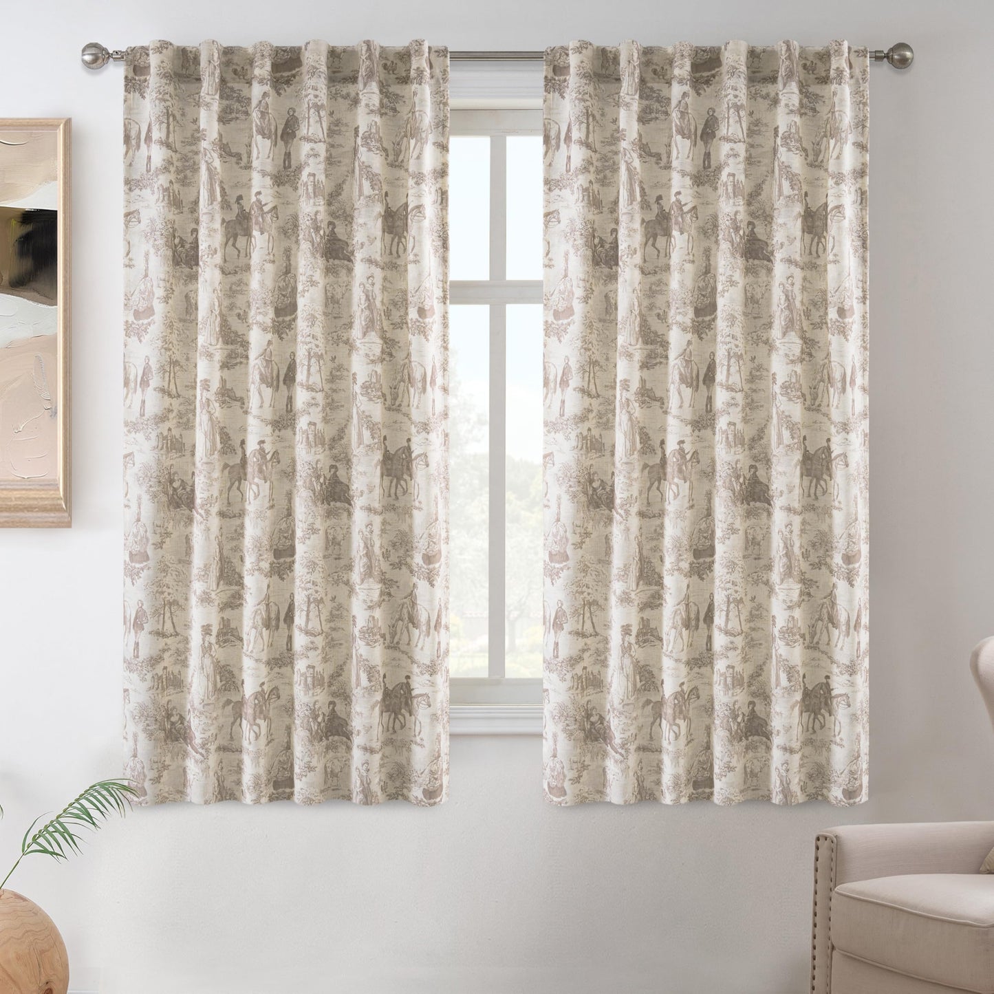 Linen Blackout Valance Window Curtain