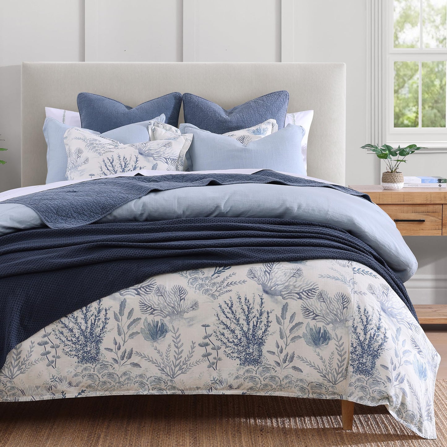 Victoria 3 Piece Duvet Cover Set with Pillow Shams
