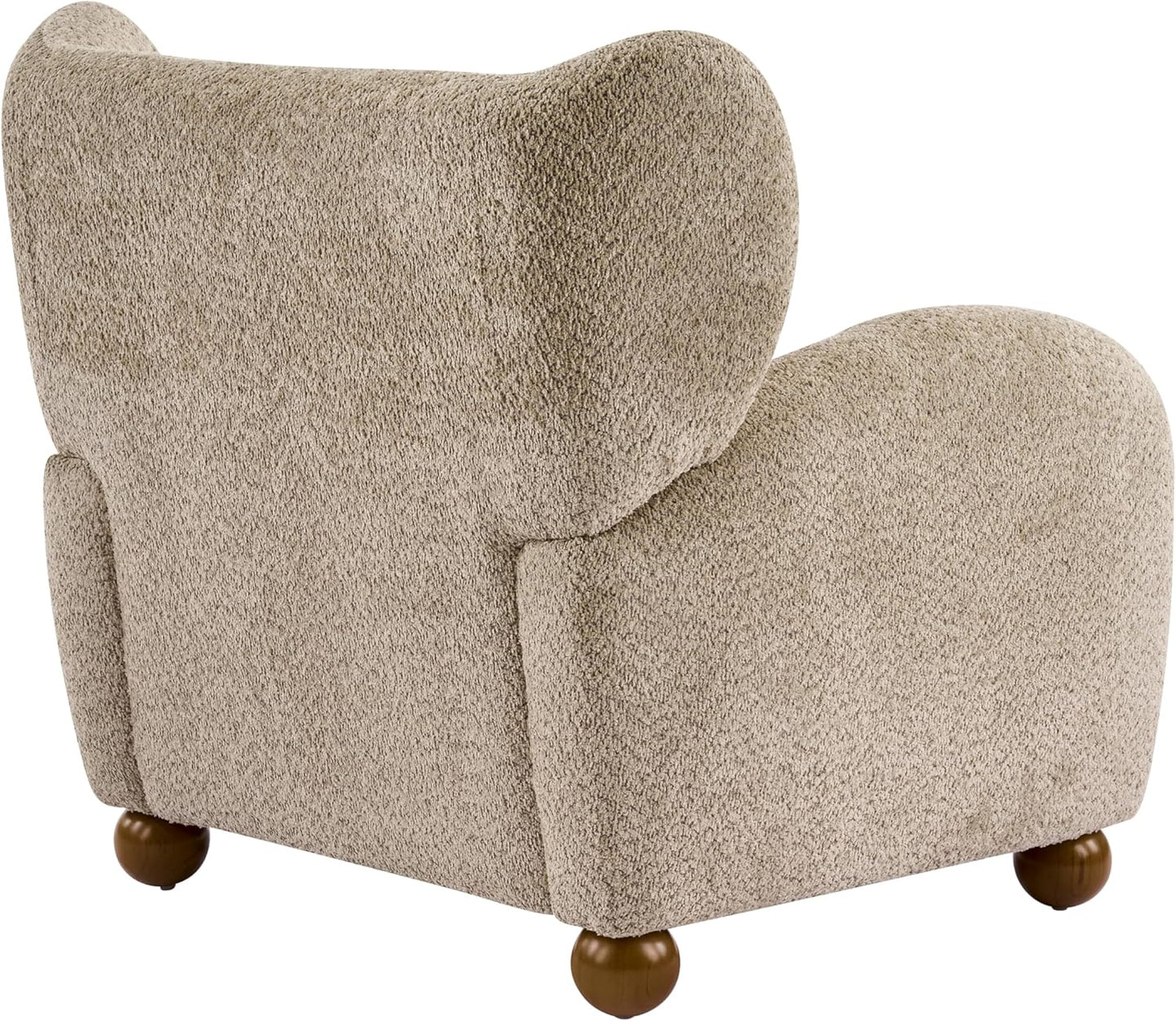 Aiden Boucle Wingback Accent Chair