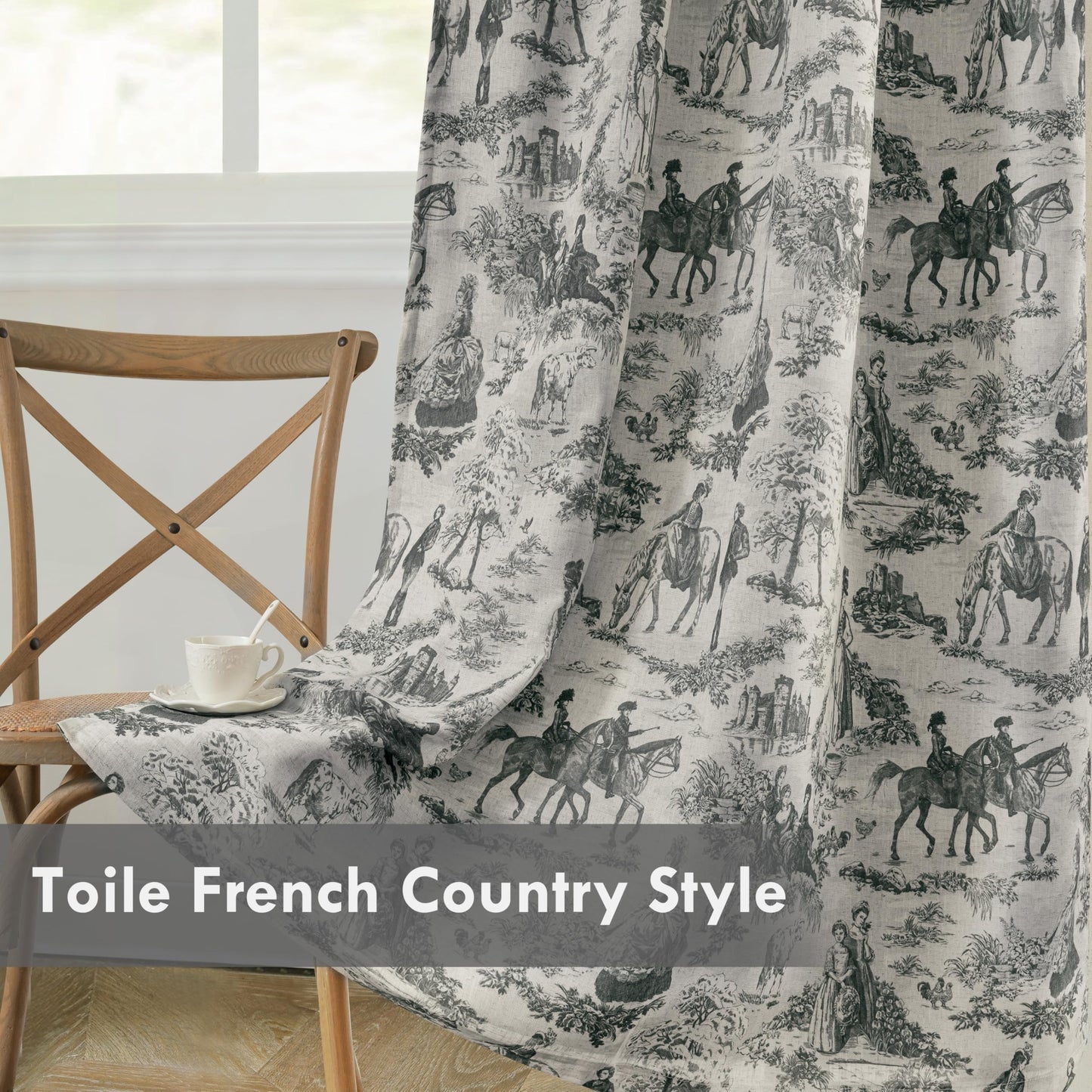 Linen Blackout Valance Window Curtain