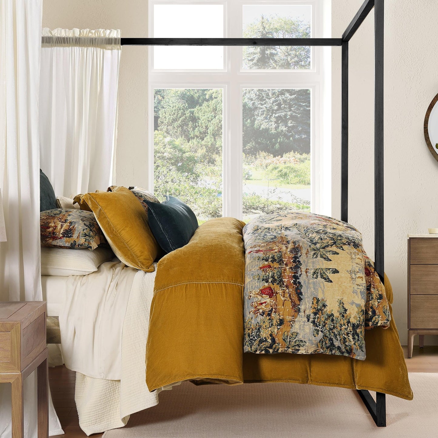 Victoria 3 Piece Duvet Cover Set with Pillow Shams