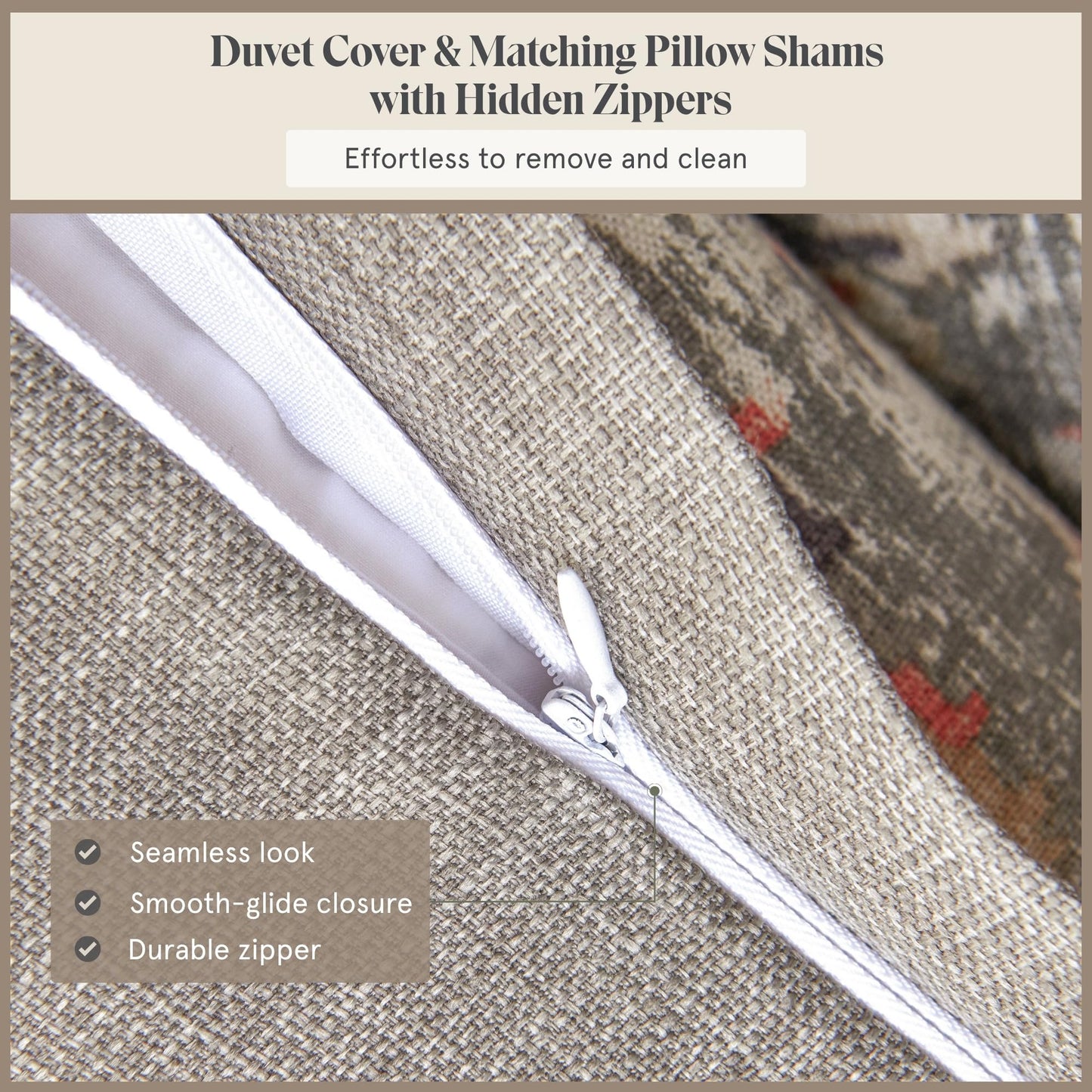 Victoria 3 Piece Duvet Cover Set with Pillow Shams