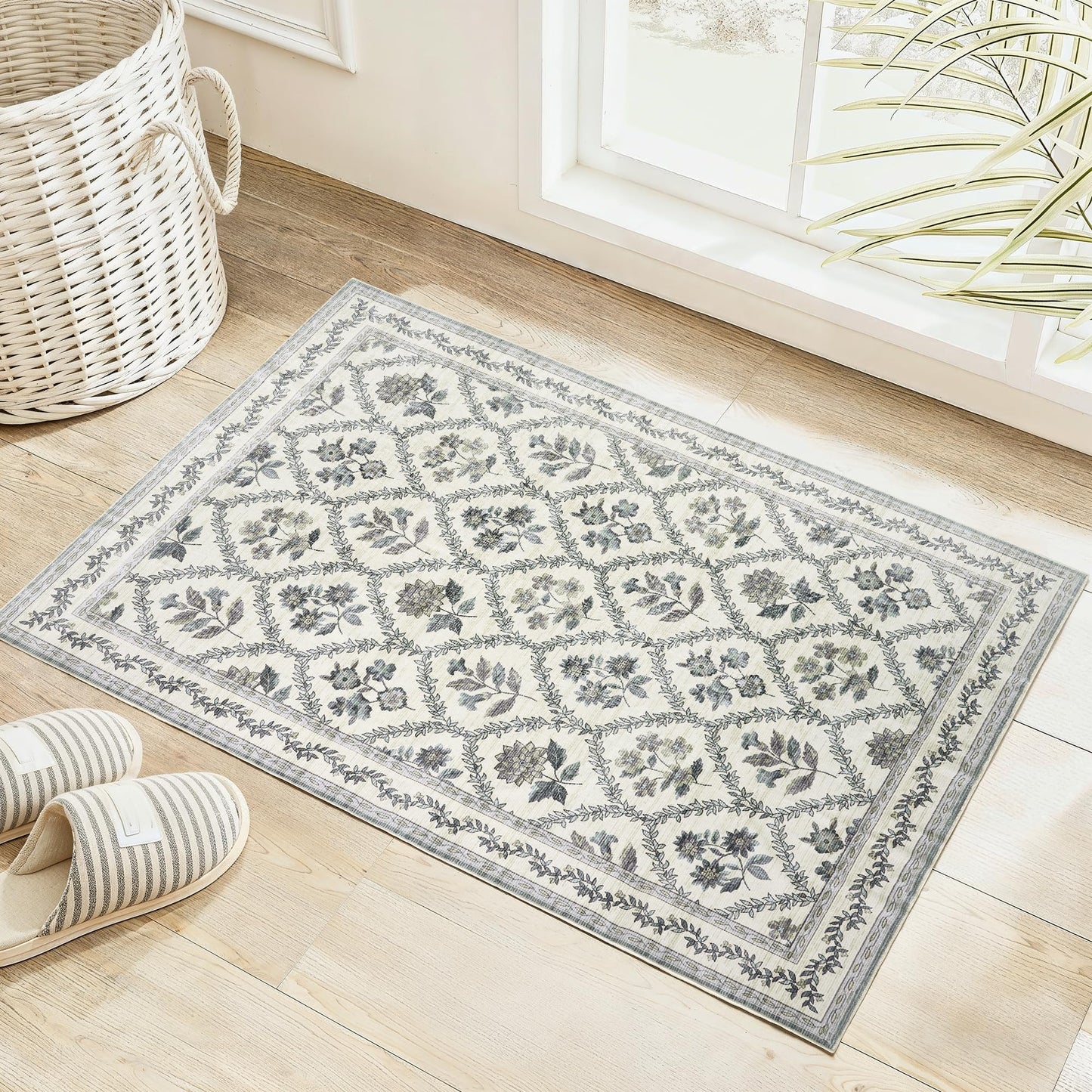 Floral Living Room Rug